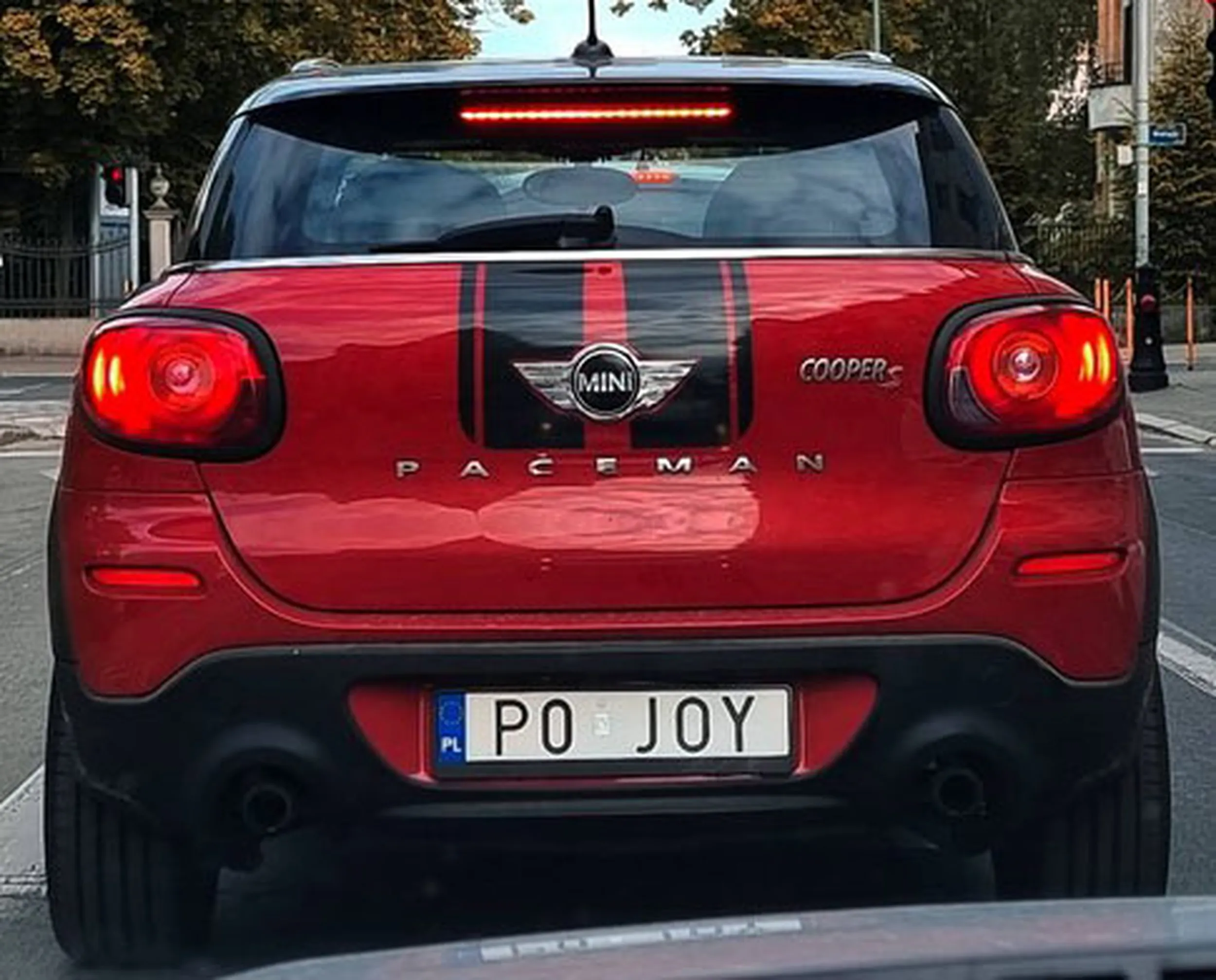 Fajny numer, blacha P0 JOY