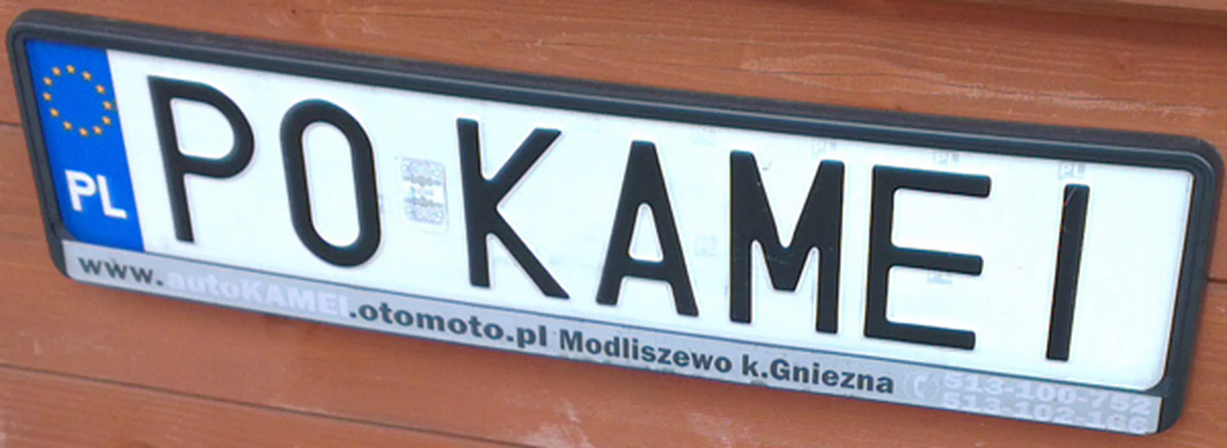 Fajny numer, blacha P0 KAMEI