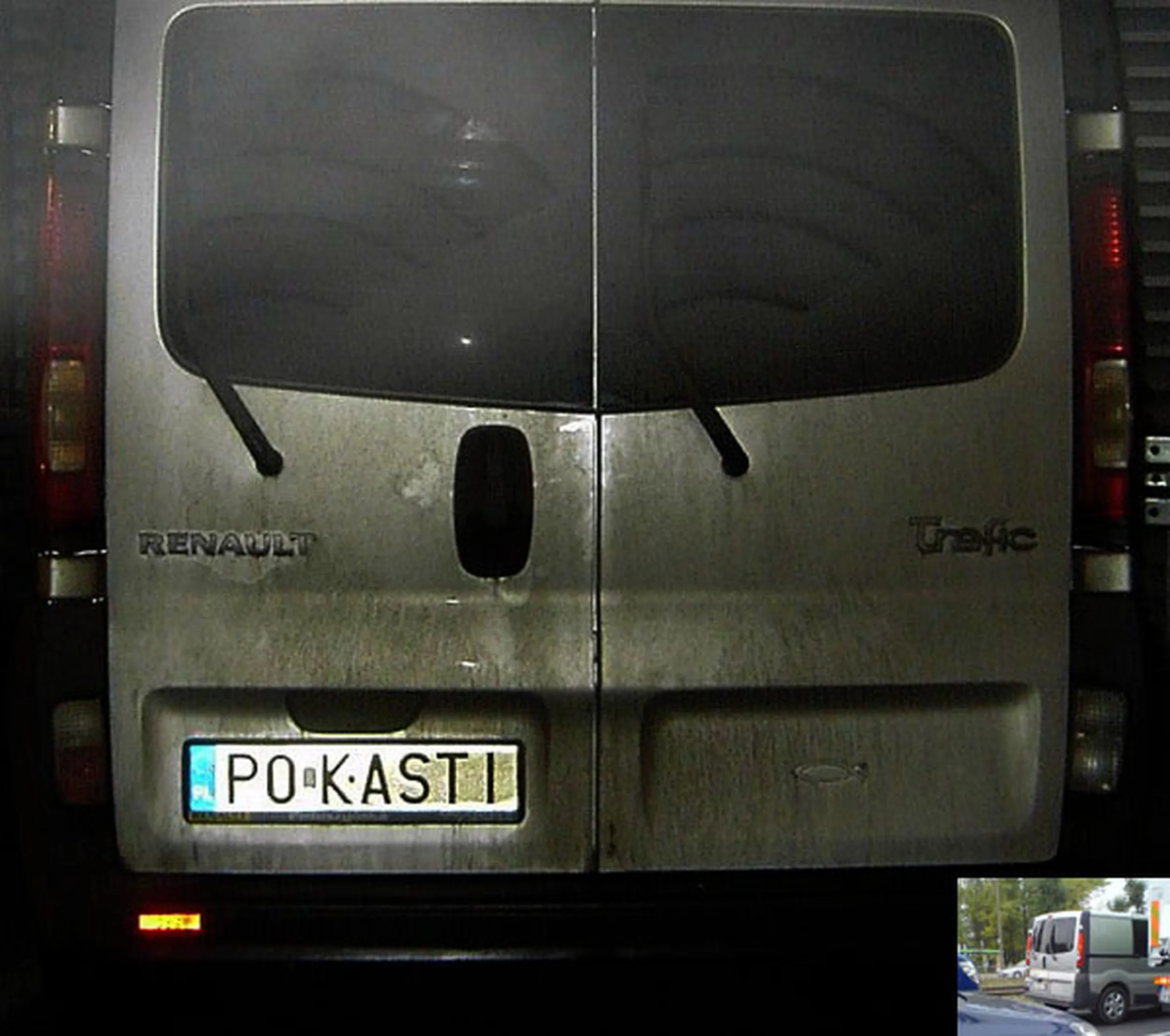 Fajny numer, blacha P0 KASTI