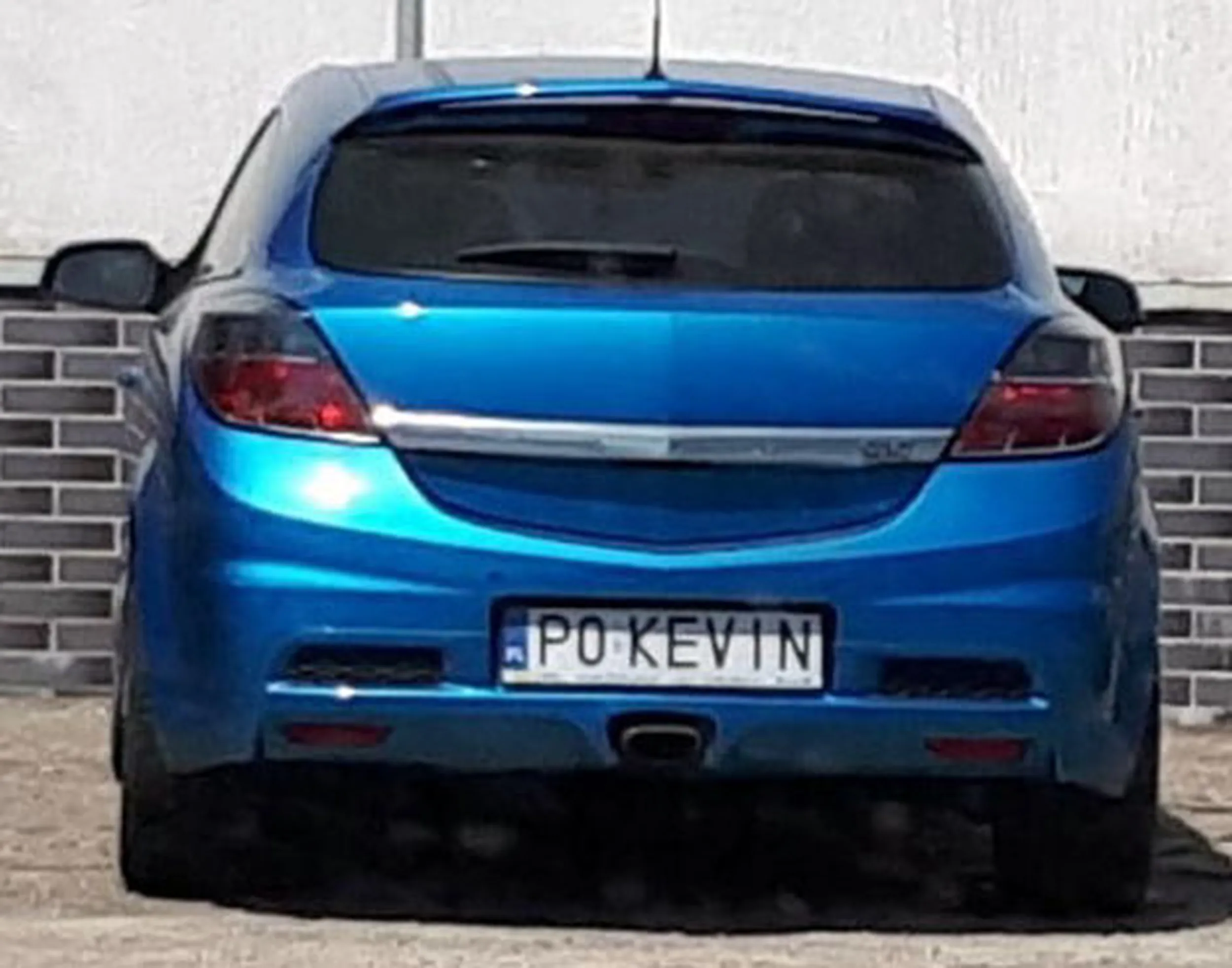 Fajny numer, blacha P0 KEVIN