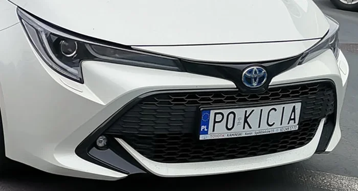 Fajny numer, blacha P0 KICIA