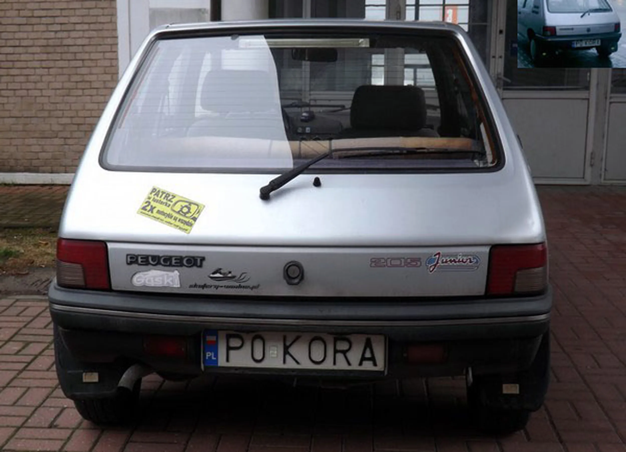 Fajny numer, blacha P0 KORA