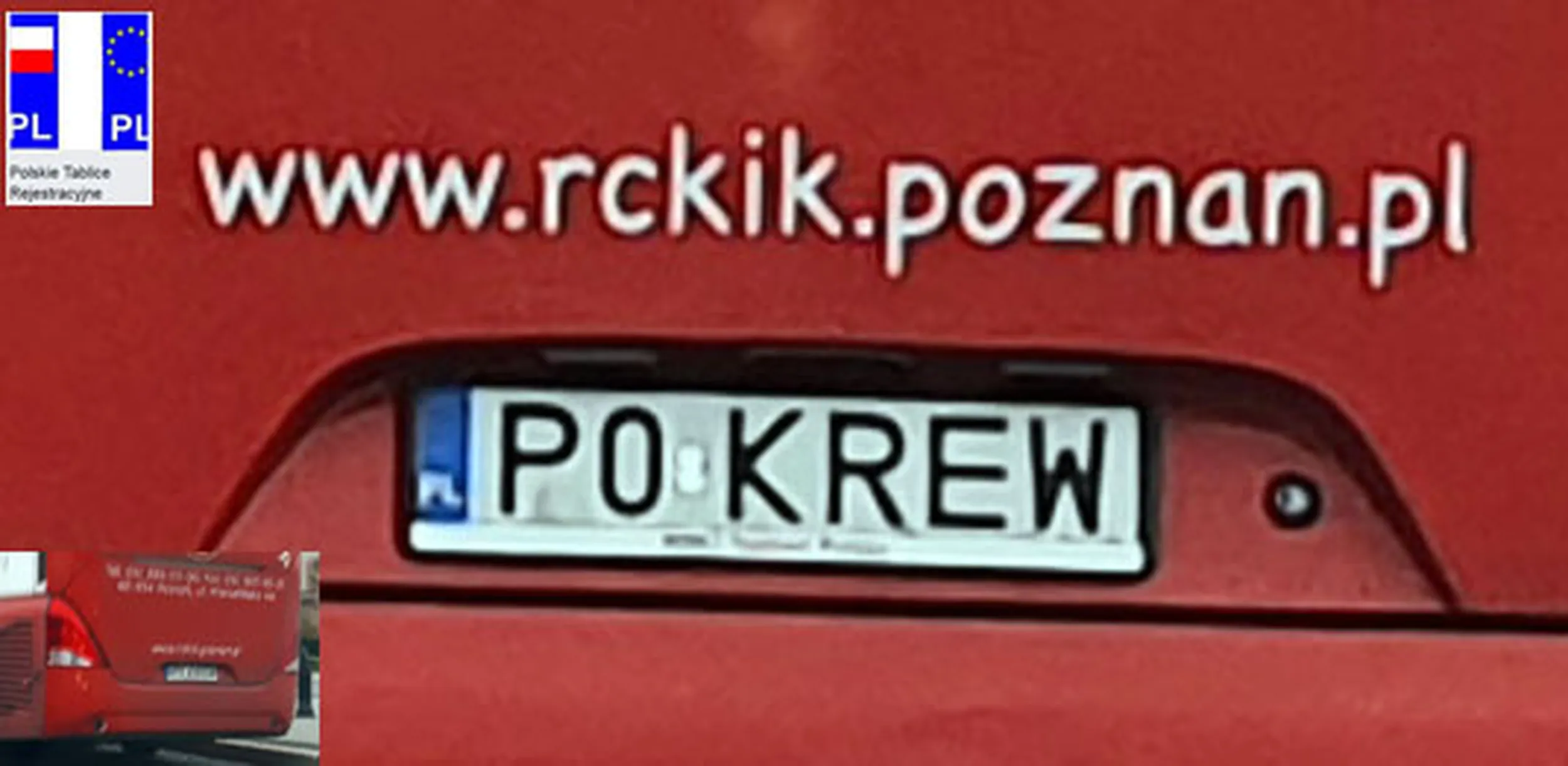 Fajny numer, blacha P0 KREW