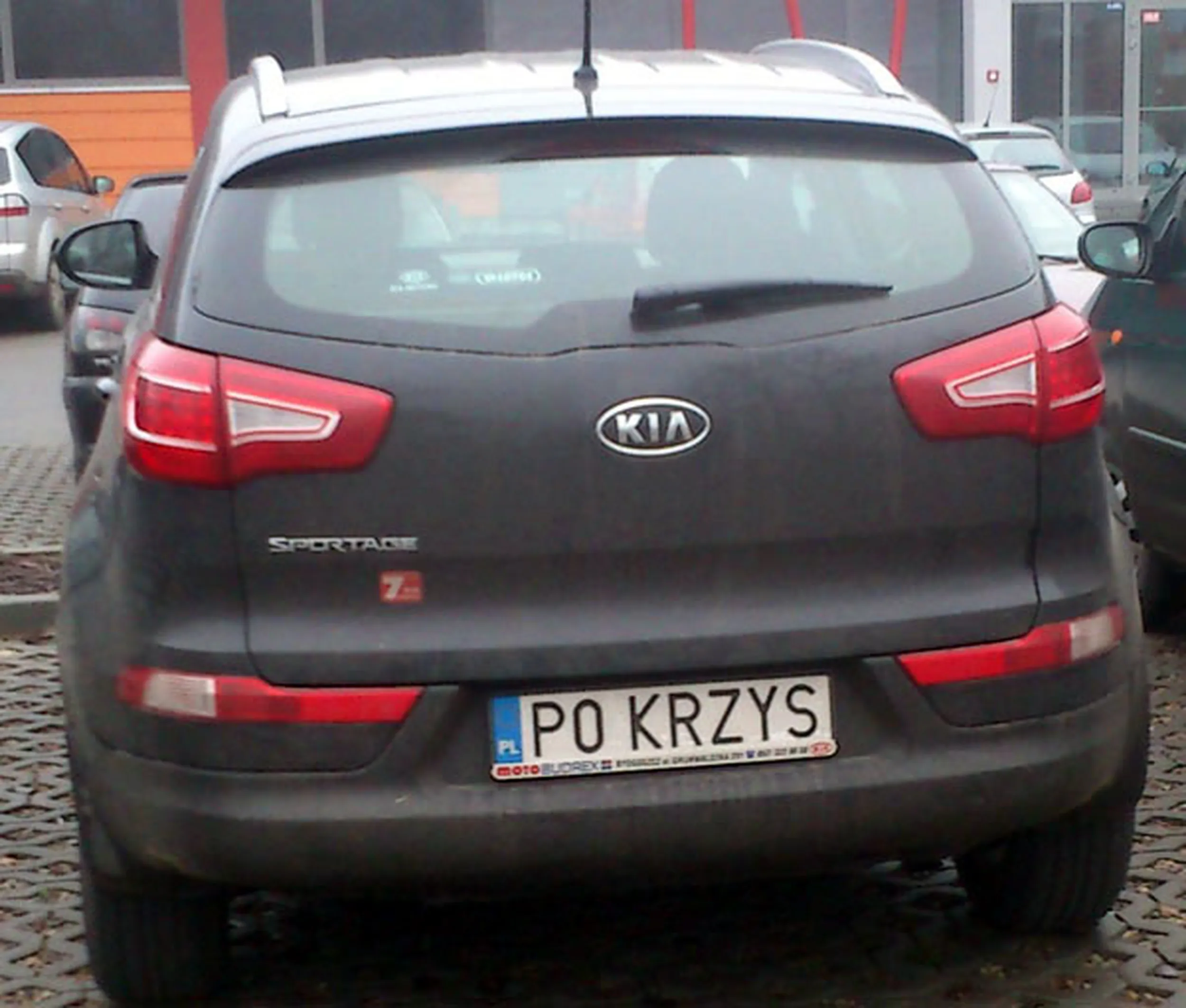 Fajny numer, blacha P0 KRZYS