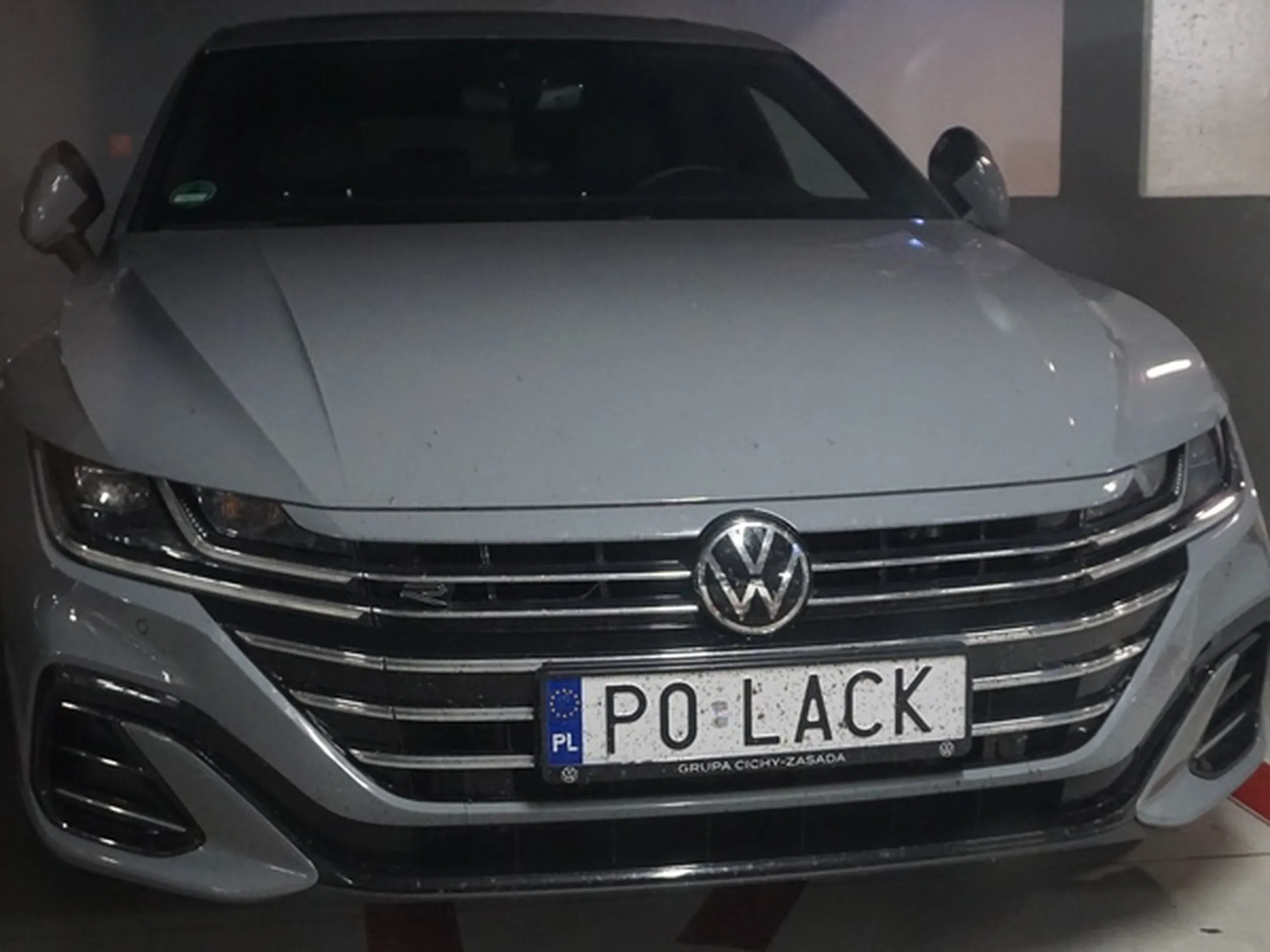 Fajny numer, blacha P0 LACK