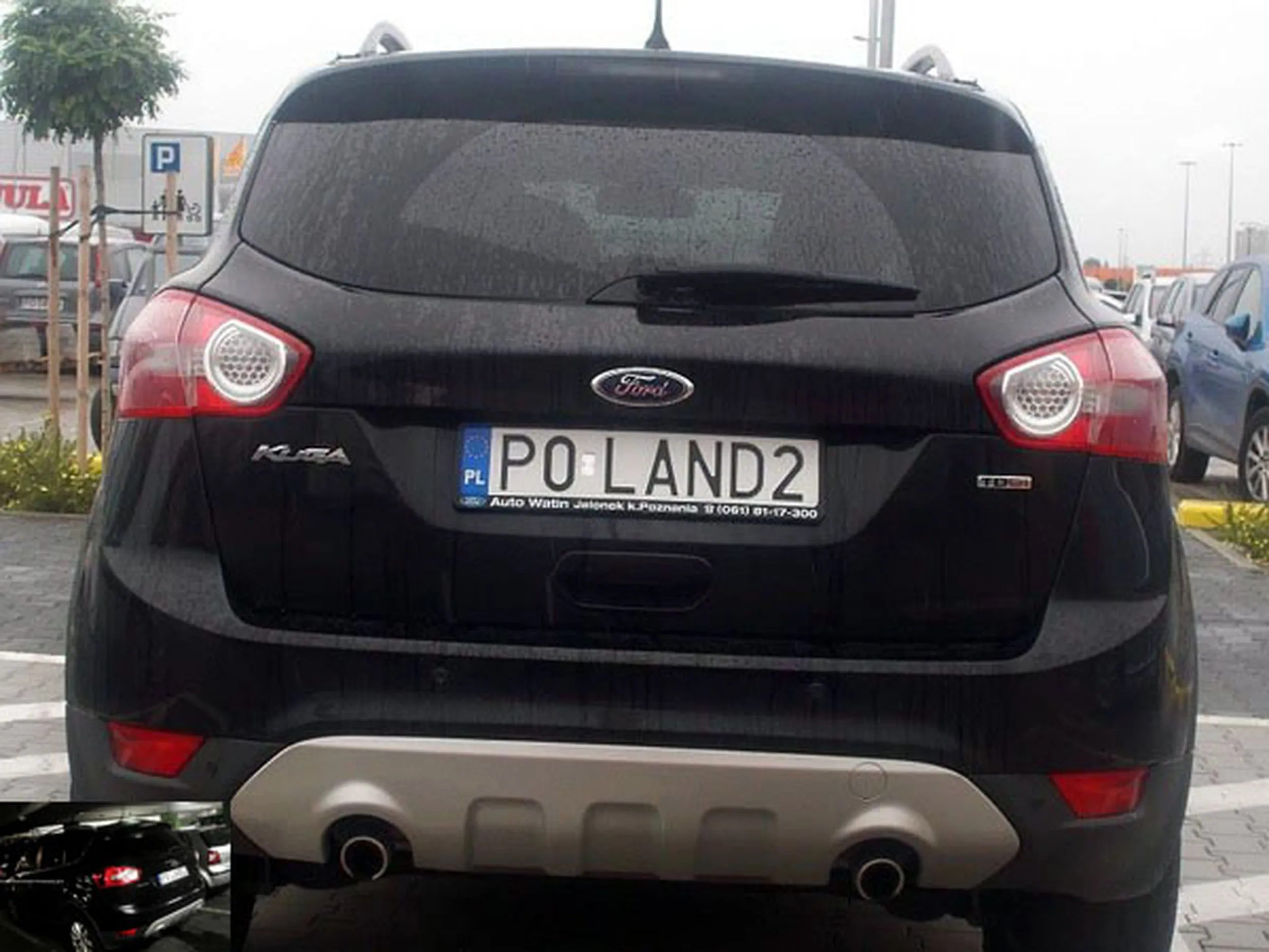 Fajny numer, blacha P0 LAND2