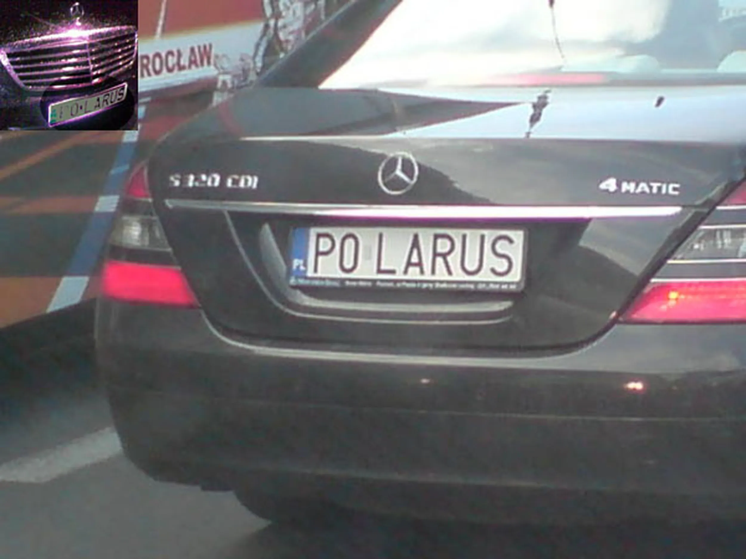 Fajny numer, blacha P0 LARUS