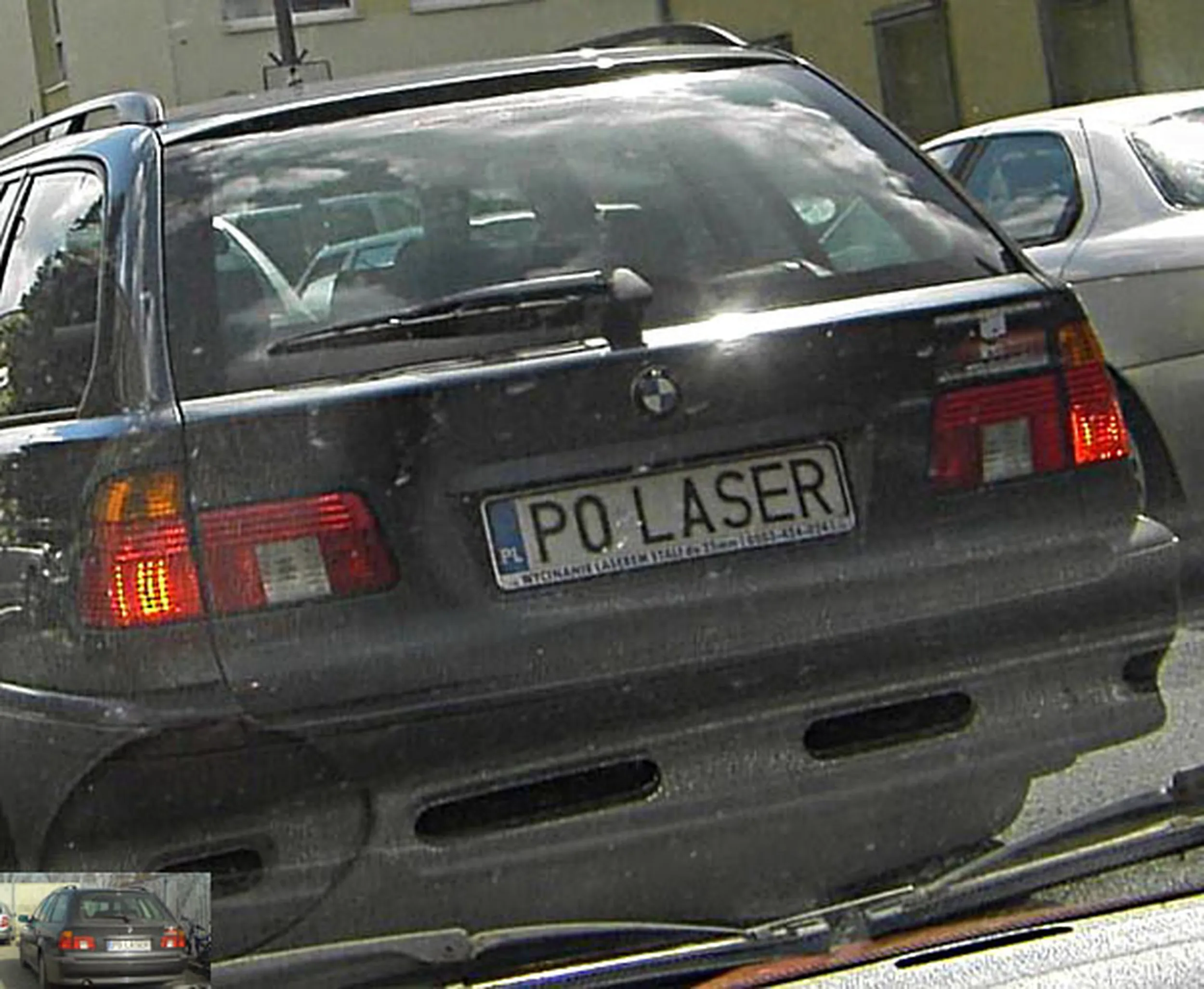 Fajny numer, blacha P0 LASER