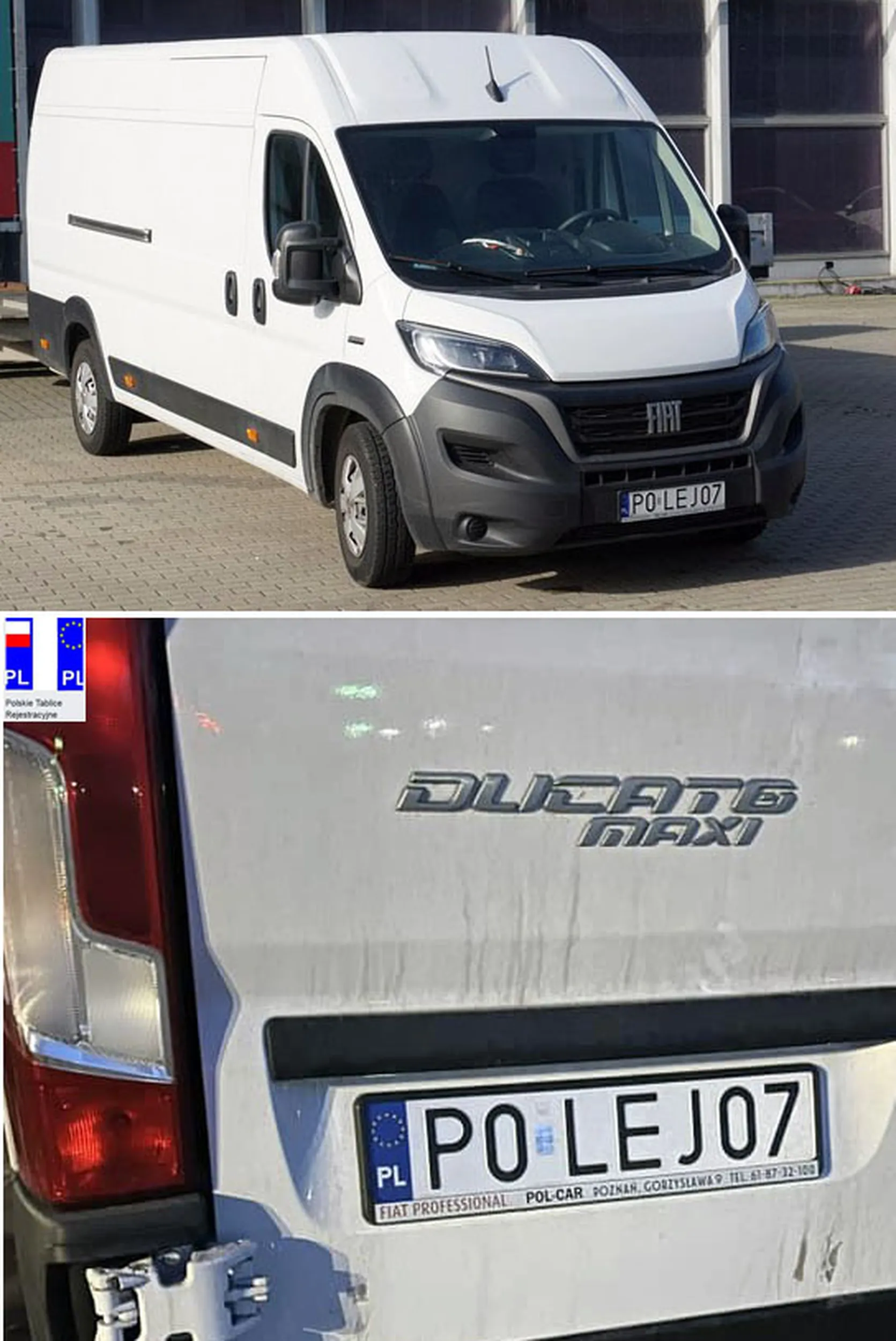 Fajny numer, blacha P0 LEJ07