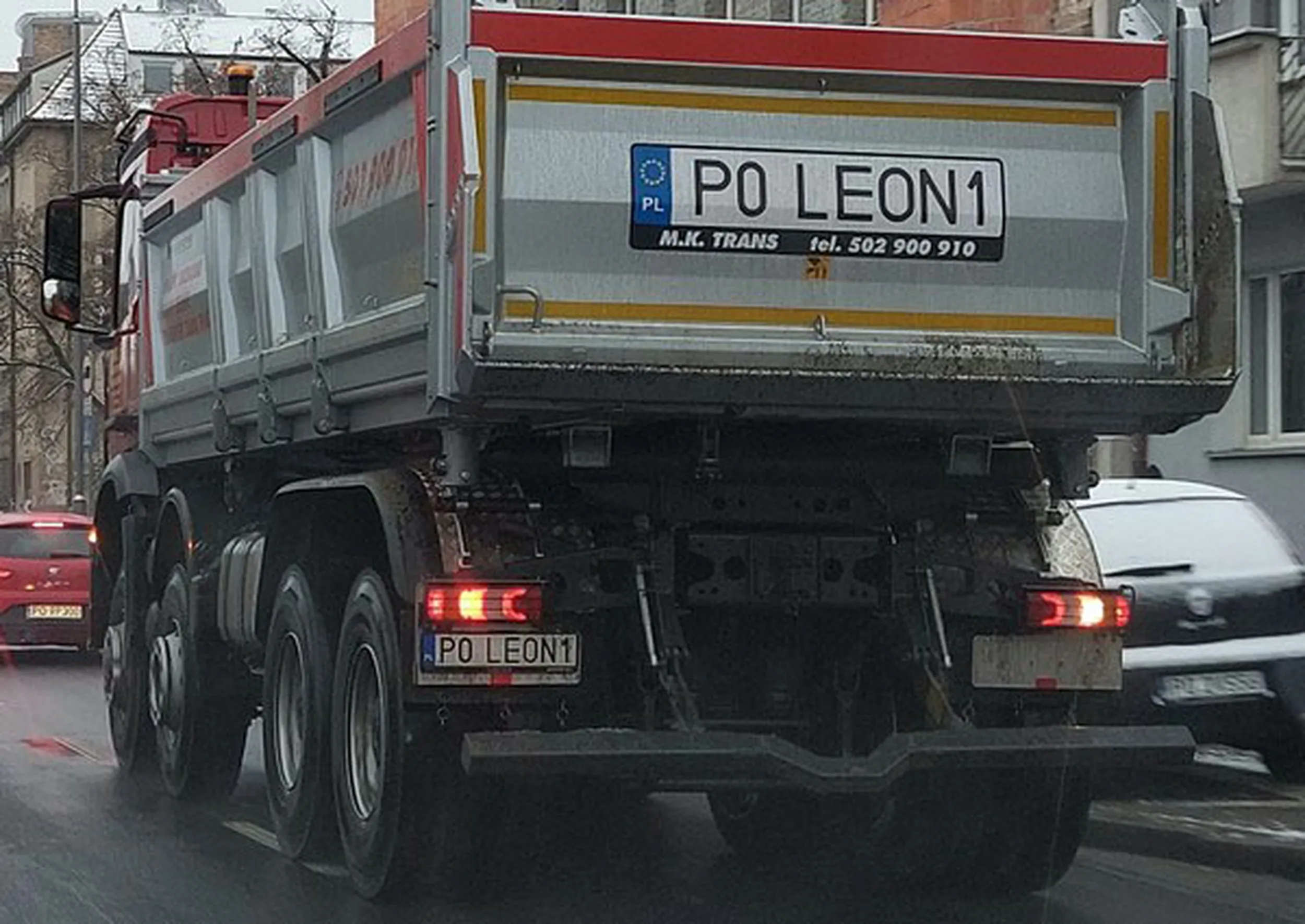 Fajny numer, blacha P0 LEON1