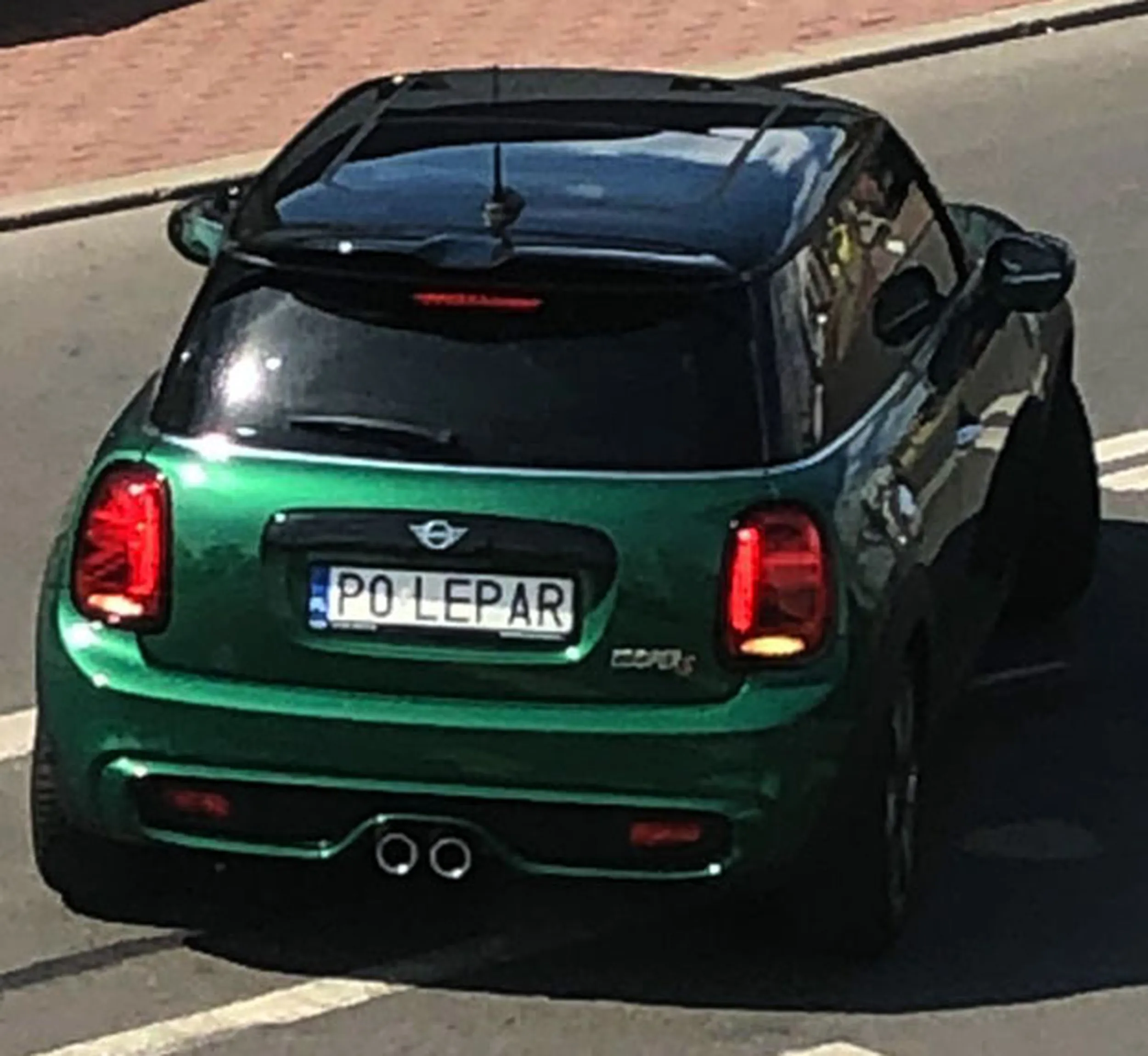 Fajny numer, blacha P0 LEPAR