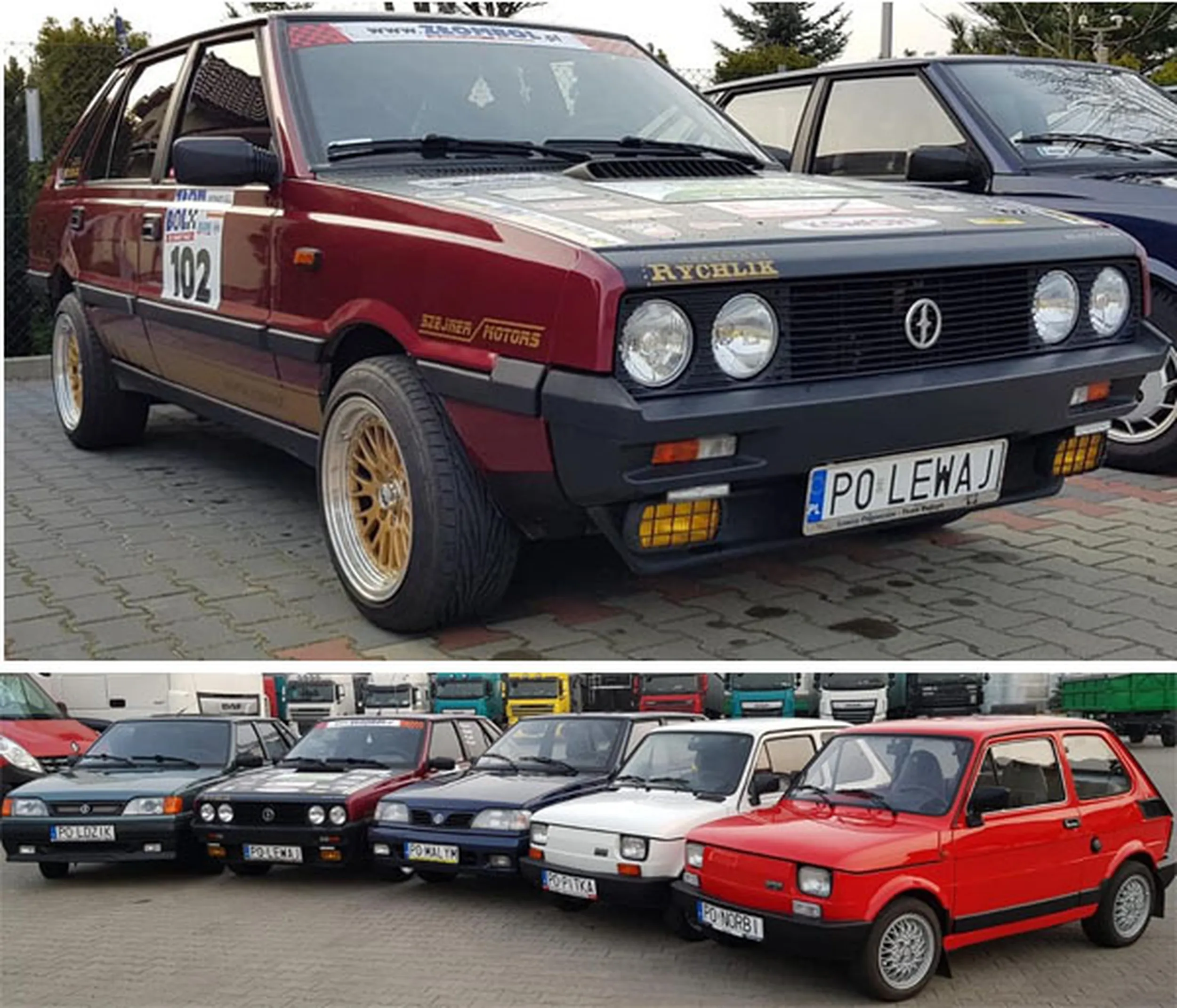 Fajny numer, blacha P0 LEWAJ