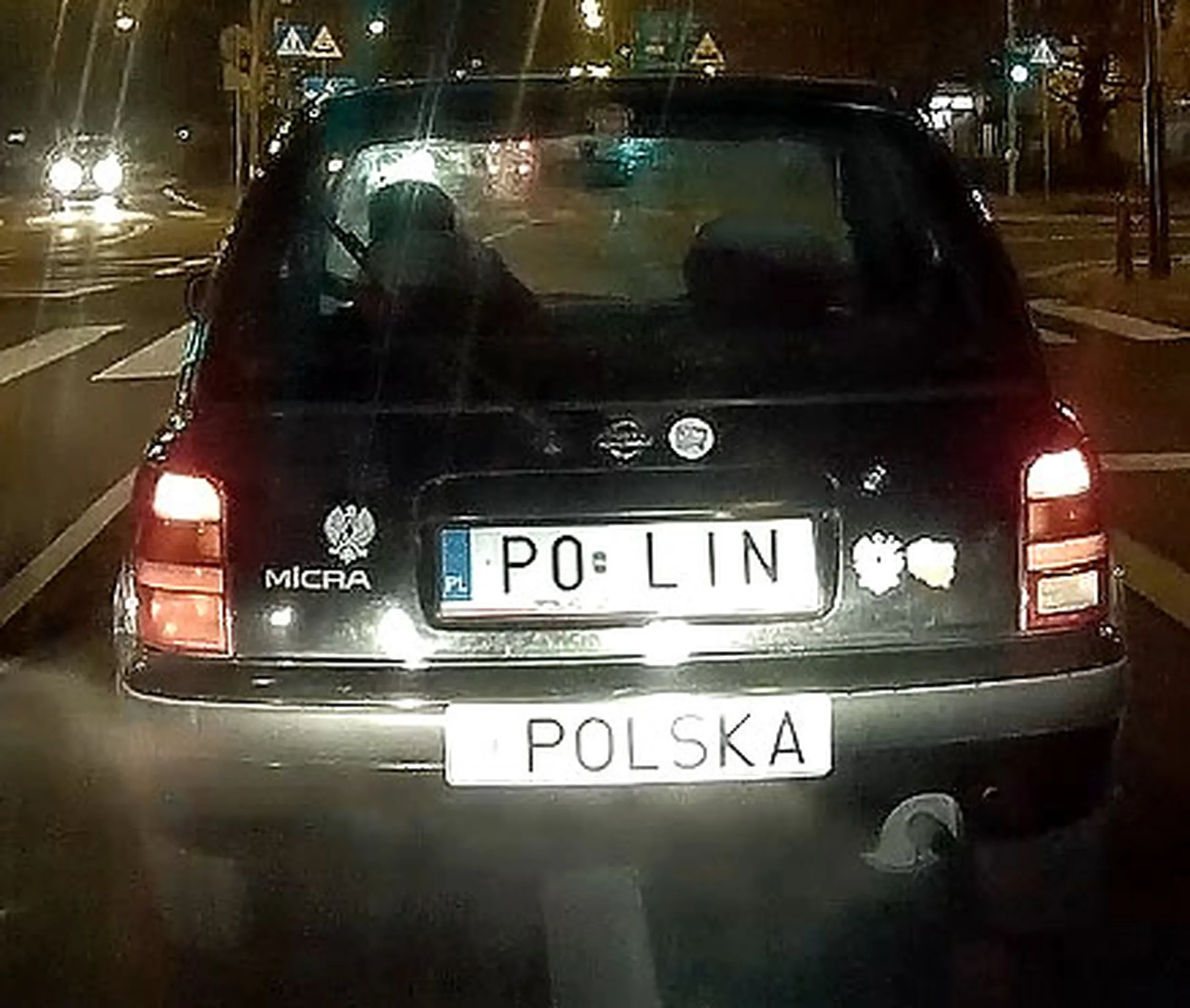 Fajny numer, blacha P0 LIN