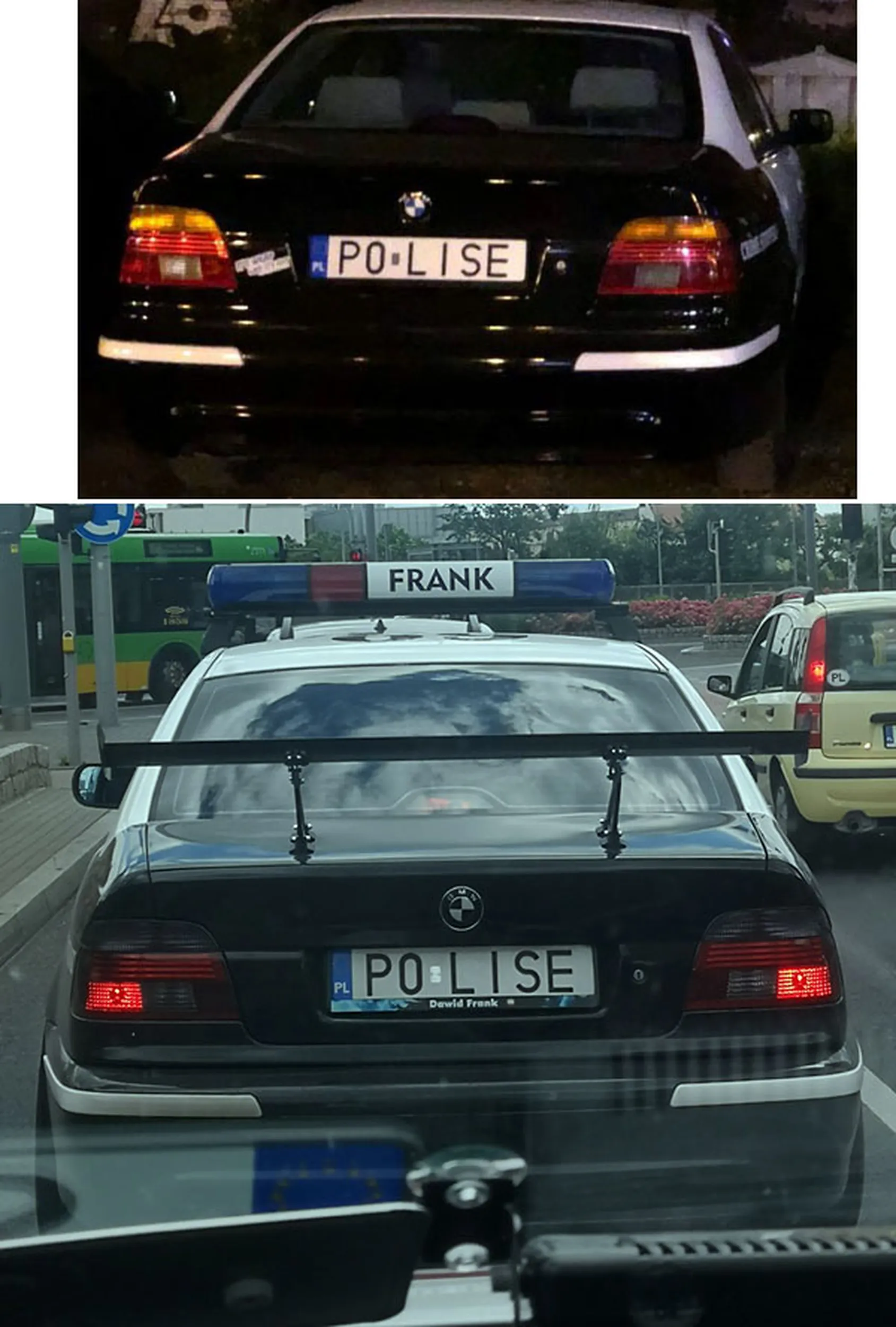 Fajny numer, blacha P0 LISE