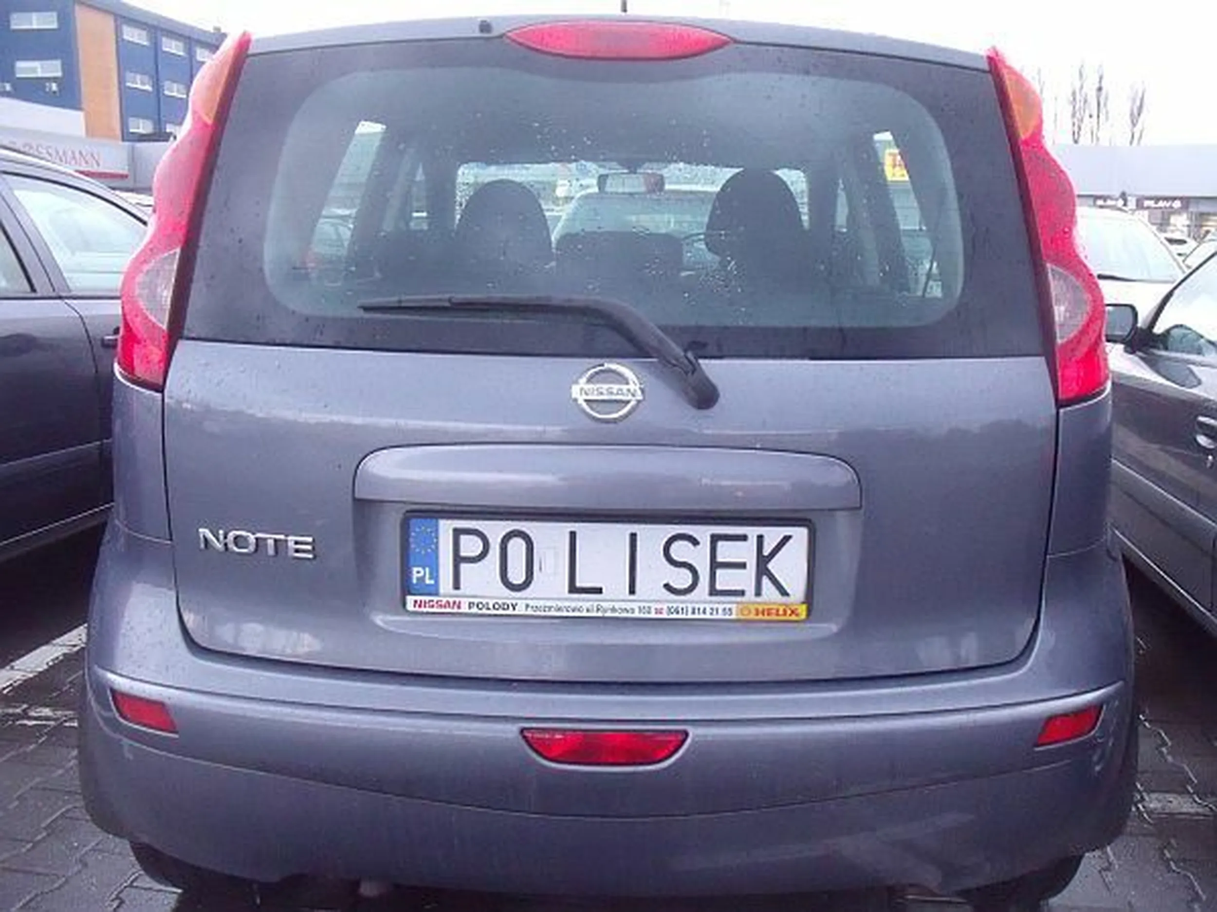 Fajny numer, blacha P0 LISEK