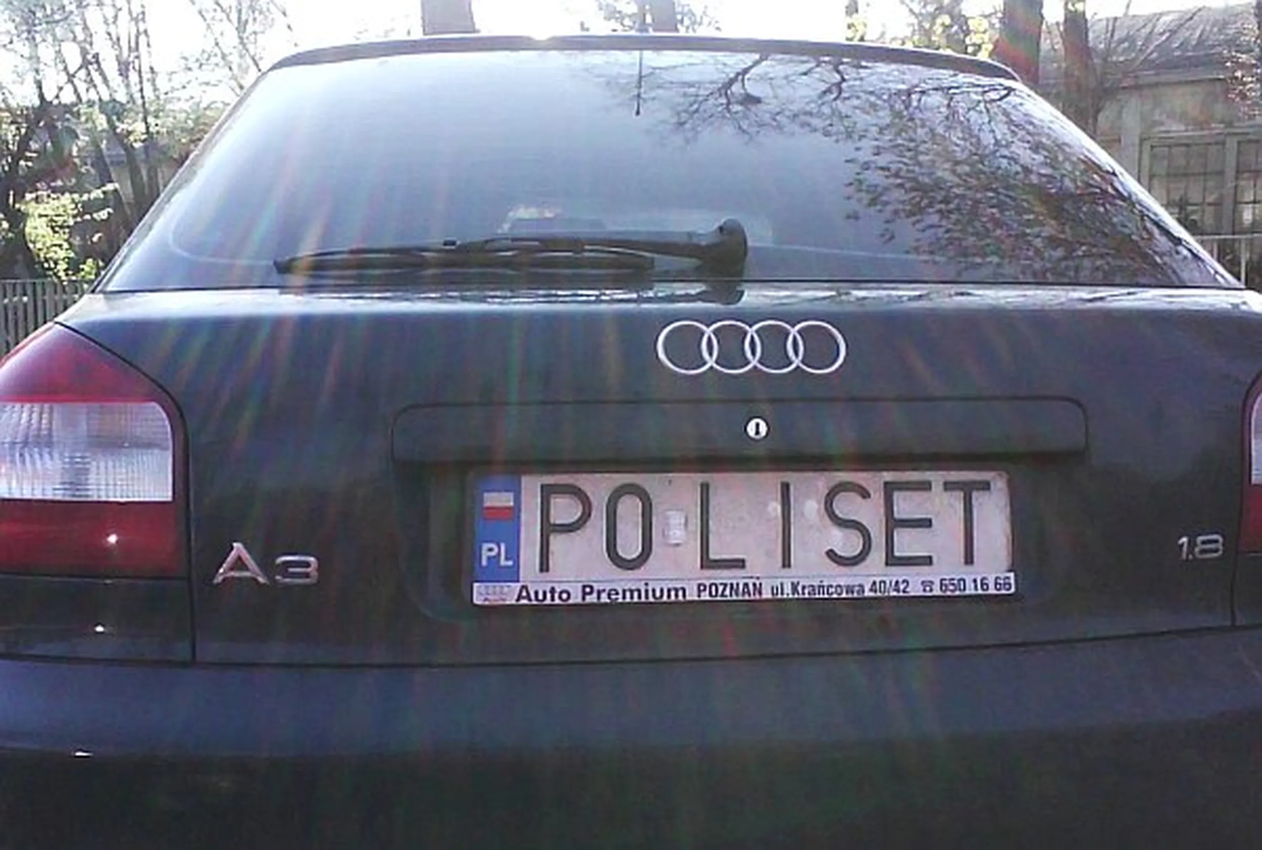 Fajny numer, blacha P0 LISET