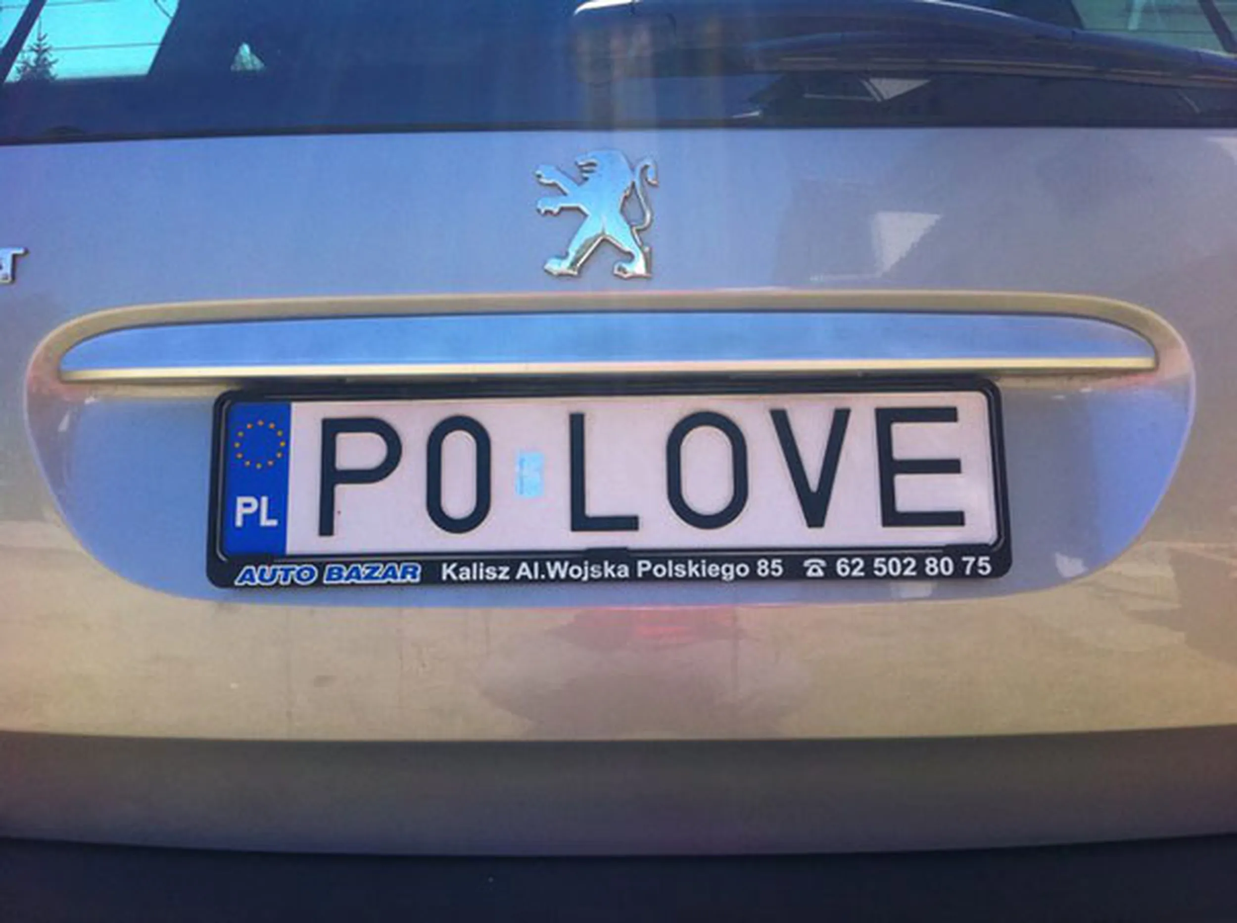 Fajny numer, blacha P0 LOVE