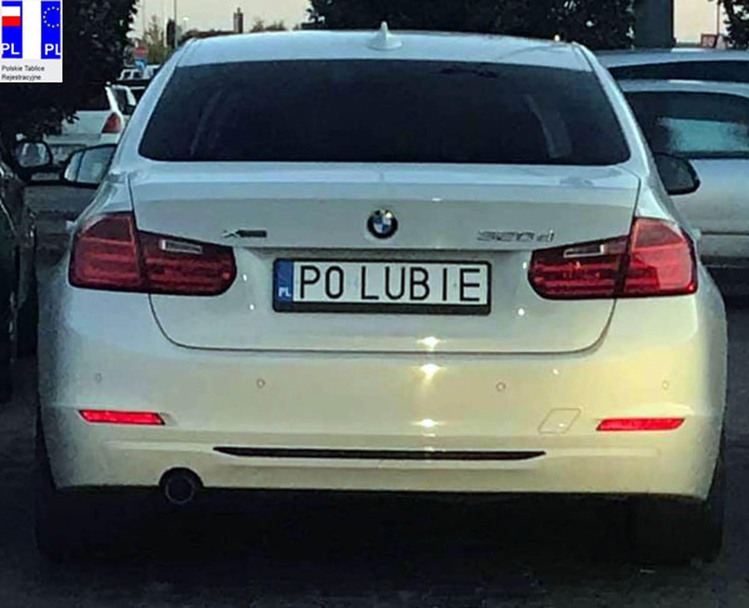 Fajny numer, blacha P0 LUBIE