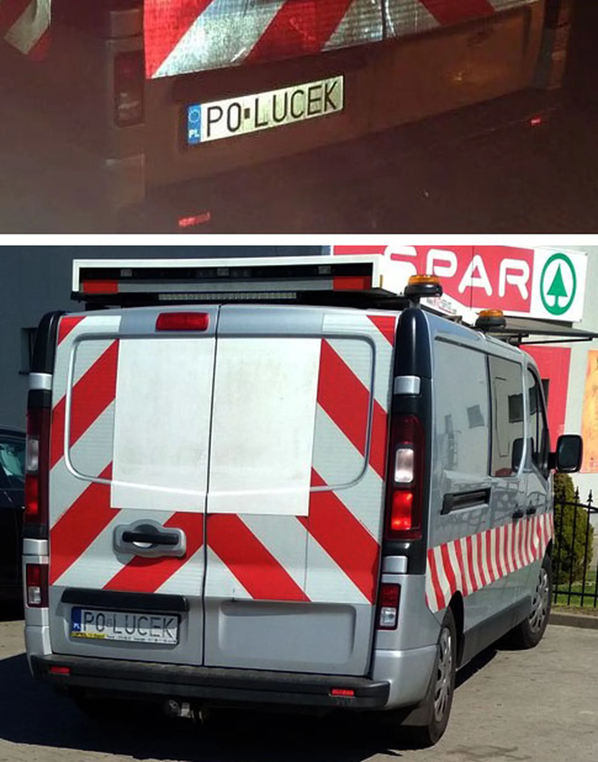 Fajny numer, blacha P0 LUCEK