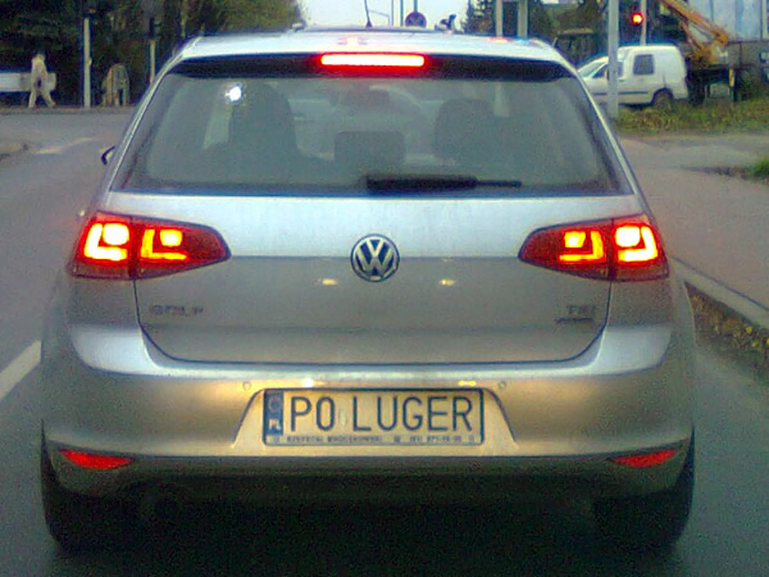 Fajny numer, blacha P0 LUGER