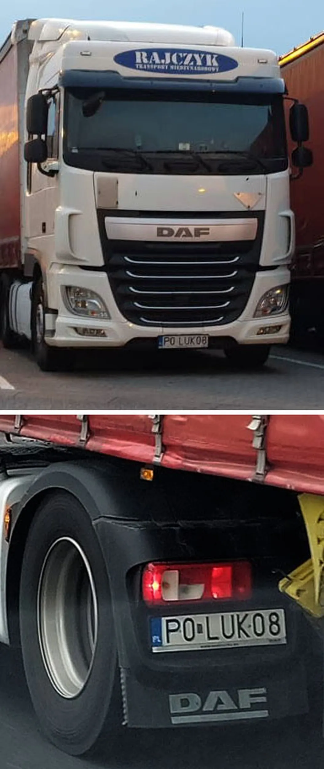 Fajny numer, blacha P0 LUK08