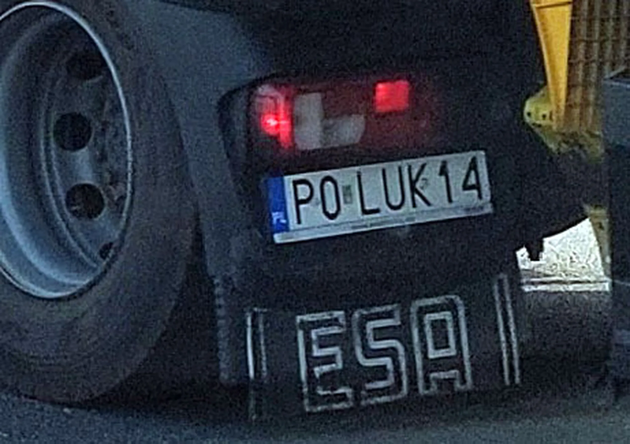Fajny numer, blacha P0 LUK14