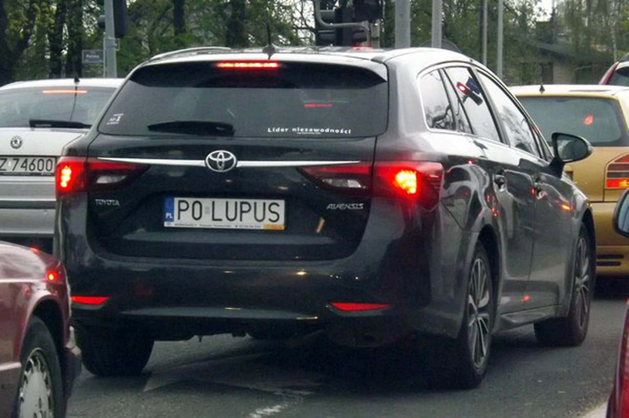 Fajny numer, blacha P0 LUPUS