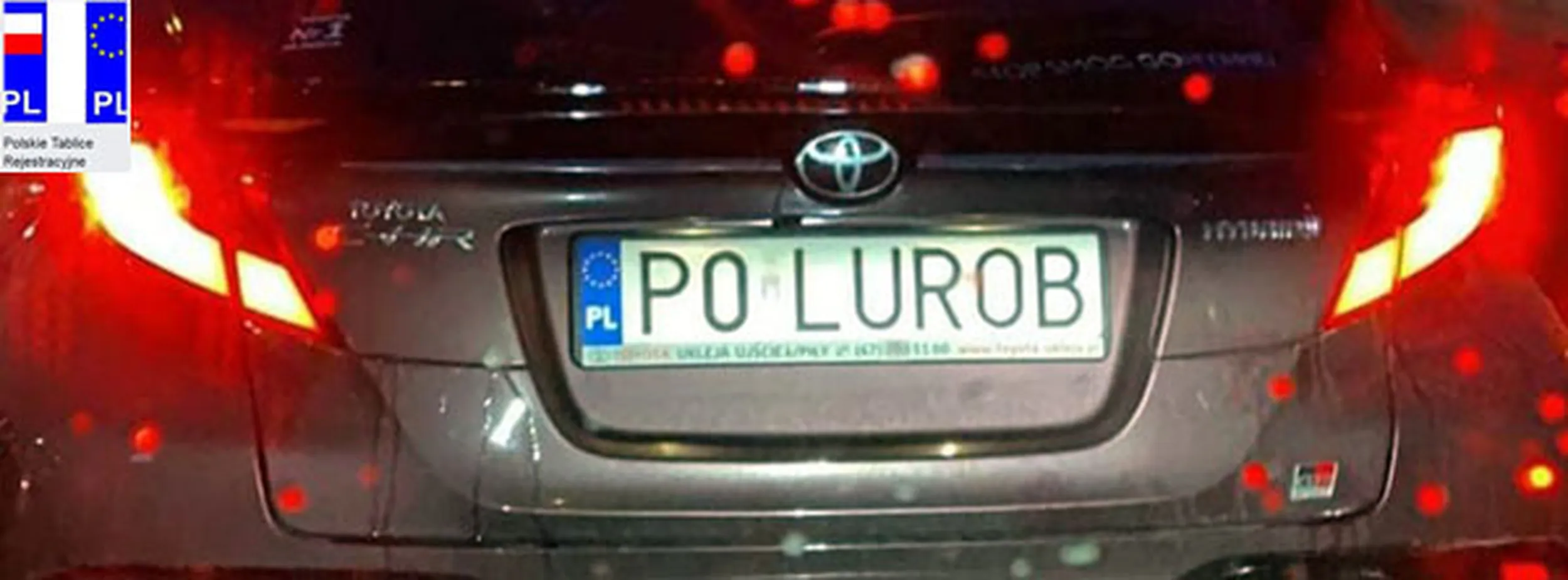 Fajny numer, blacha P0 LUROB