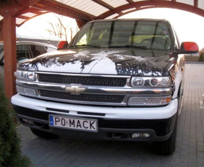 Fajny numer, blacha P0 MACK