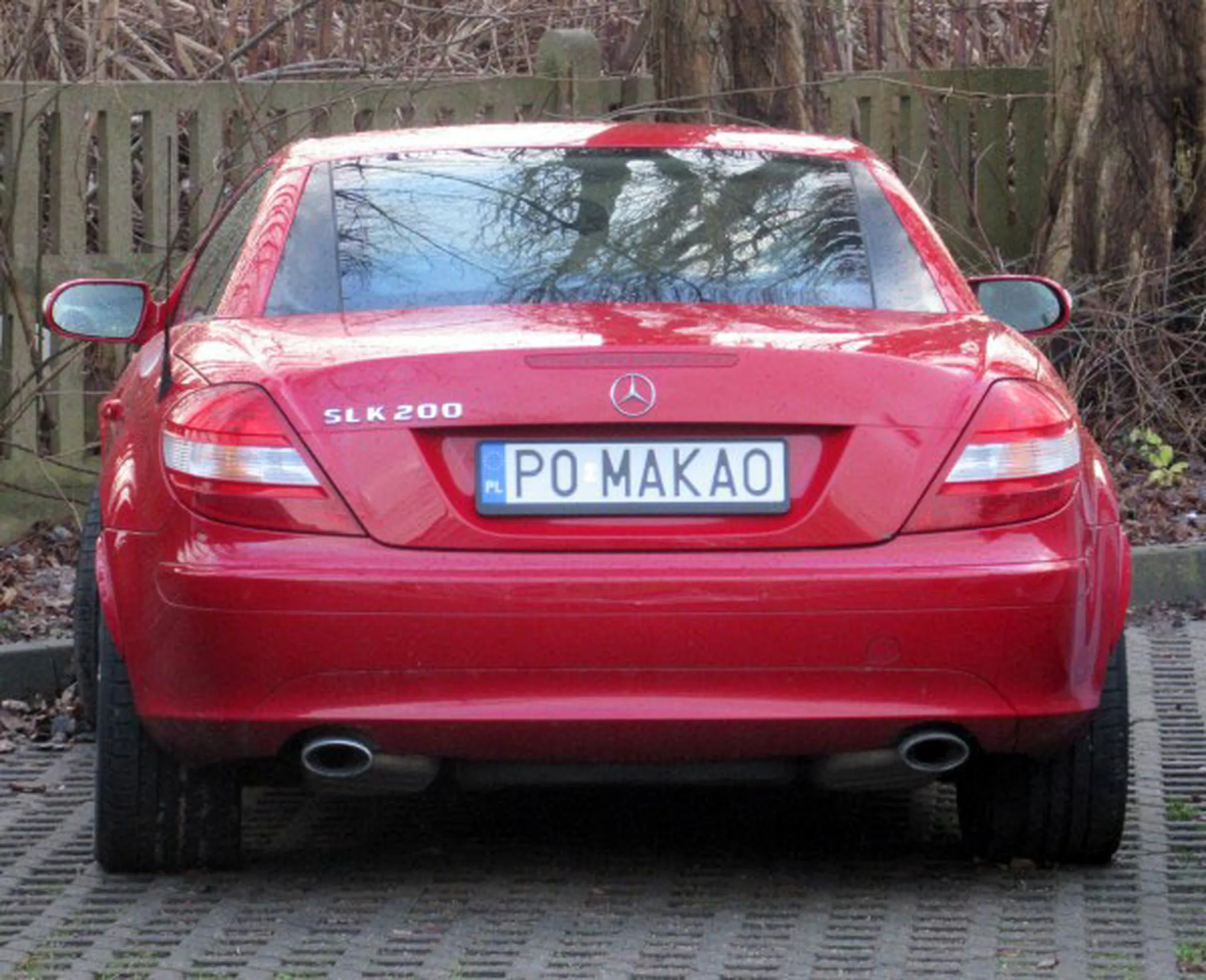 Fajny numer, blacha P0 MAKAO