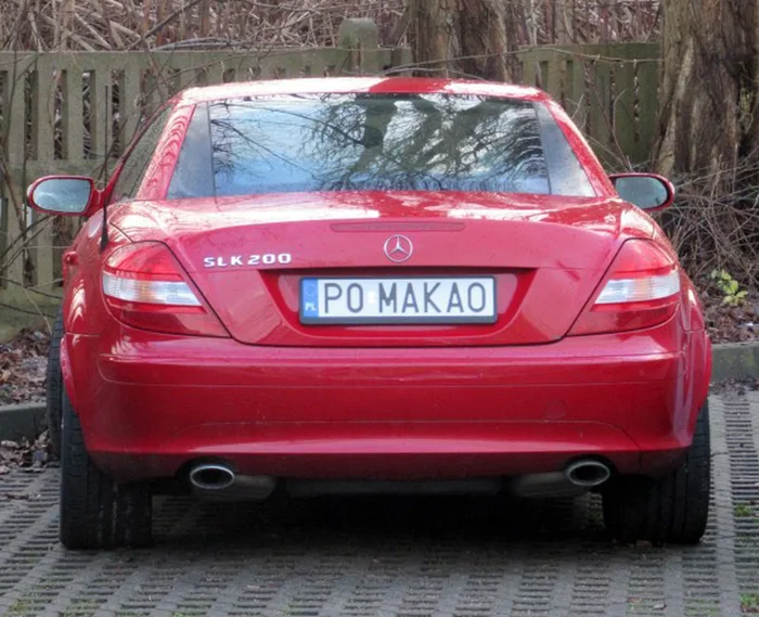 Fajny numer, blacha P0 MAKAO