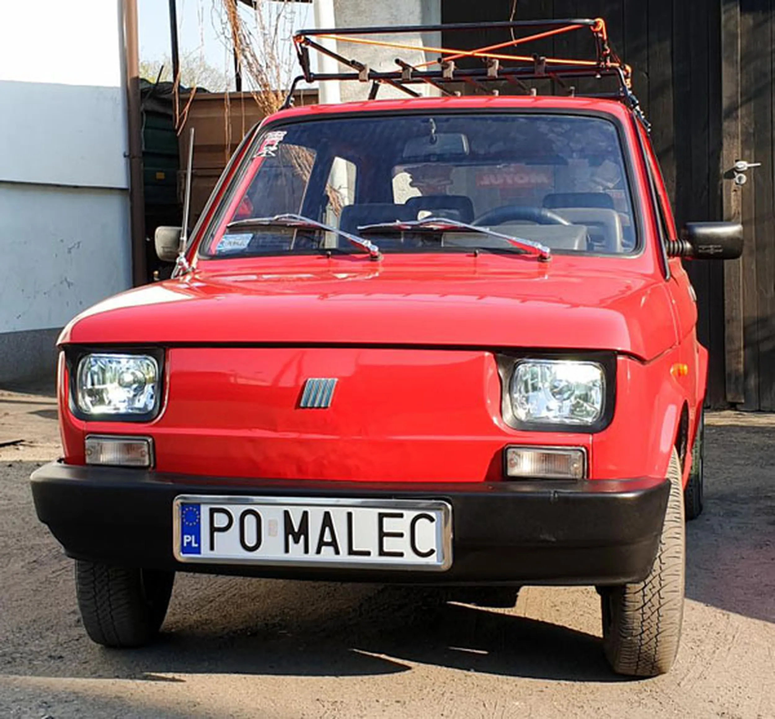 Fajny numer, blacha P0 MALEC