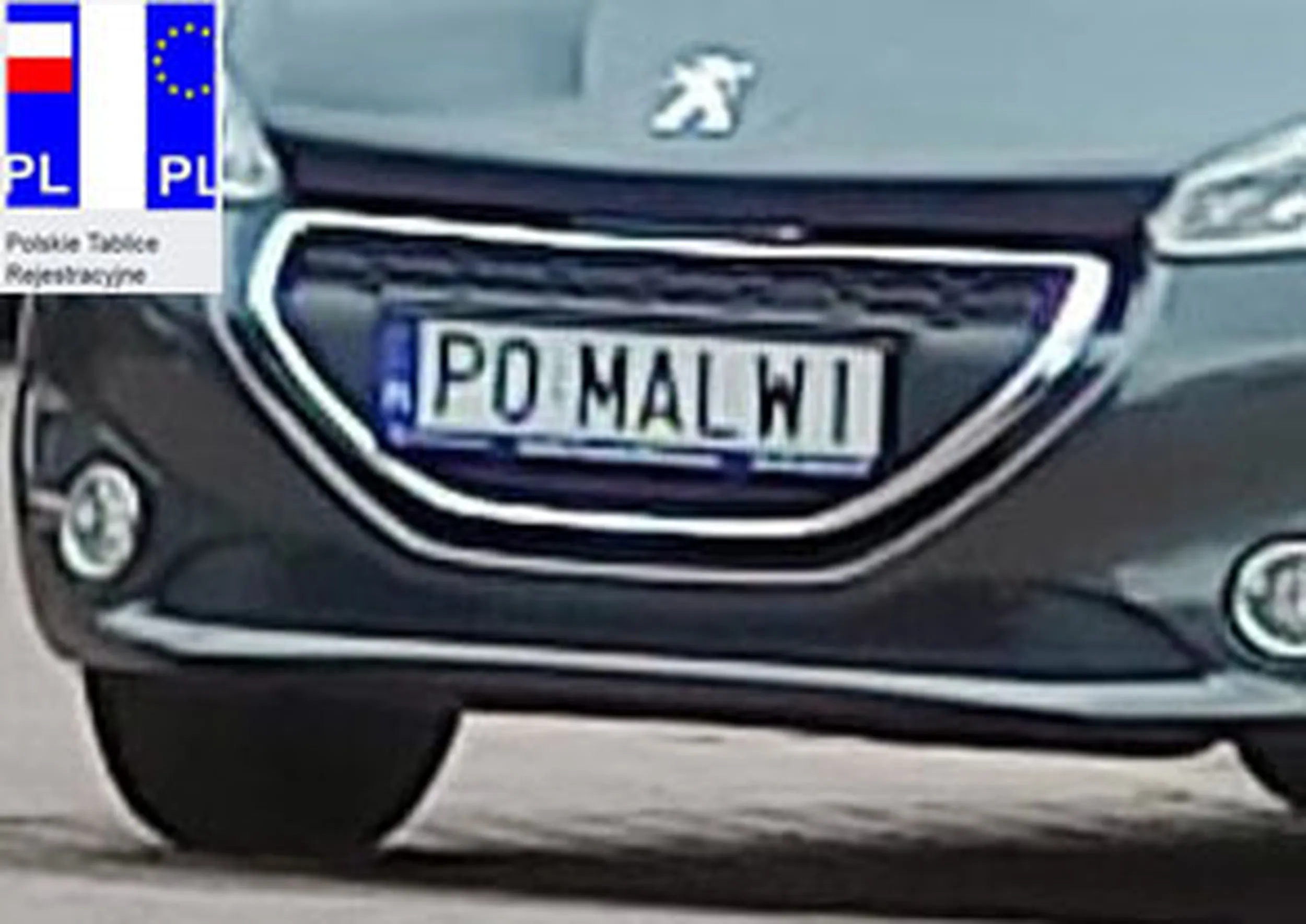 Fajny numer, blacha P0 MALWI