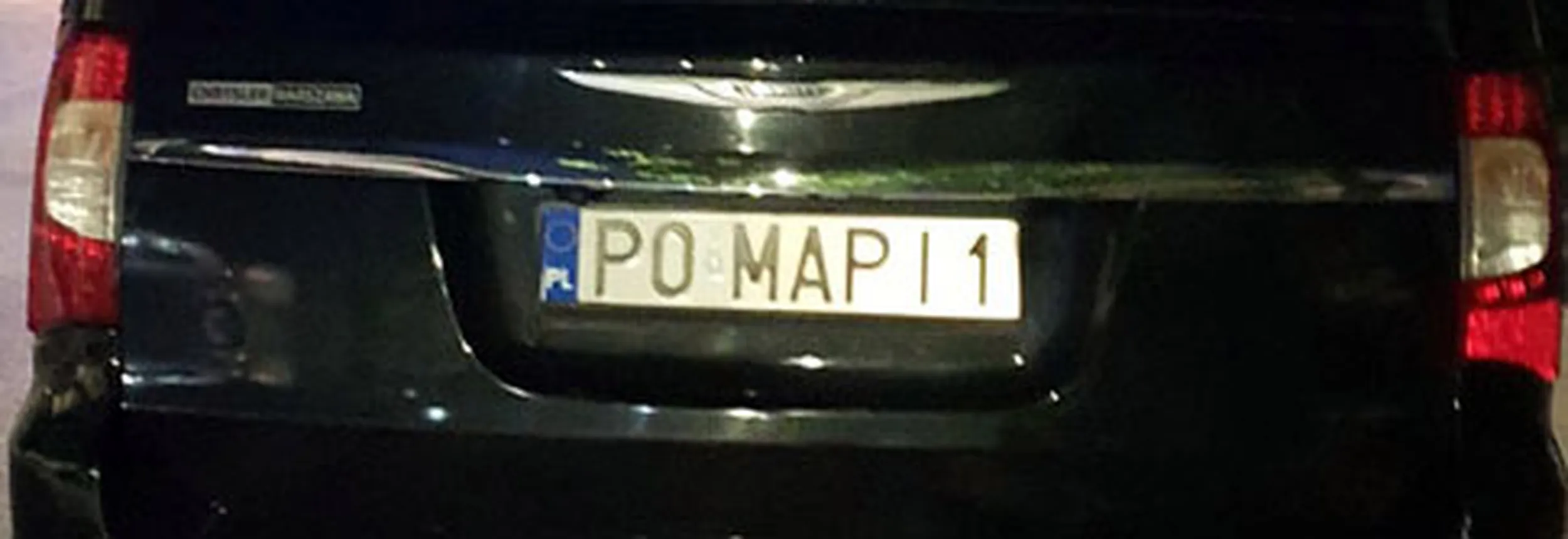 Fajny numer, blacha P0 MAPI1