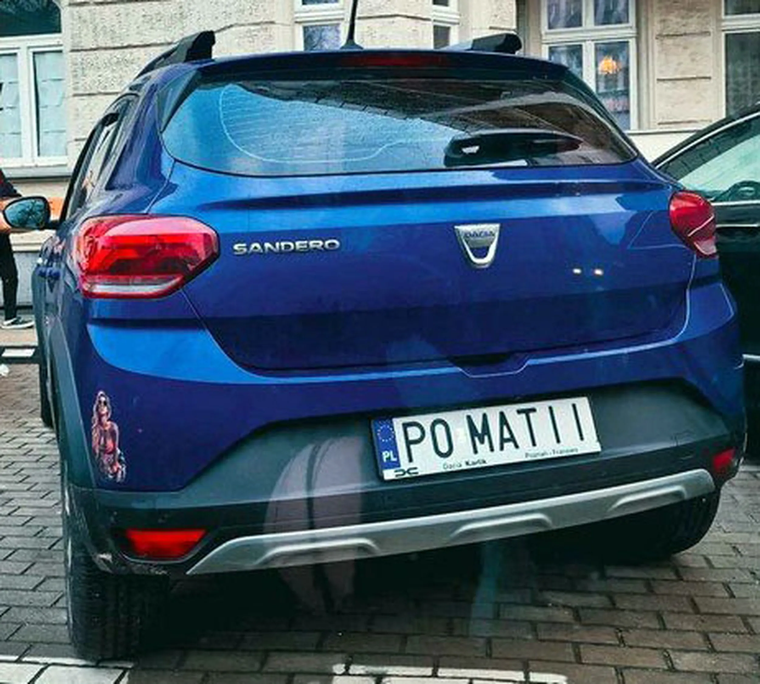 Fajny numer, blacha P0 MATII