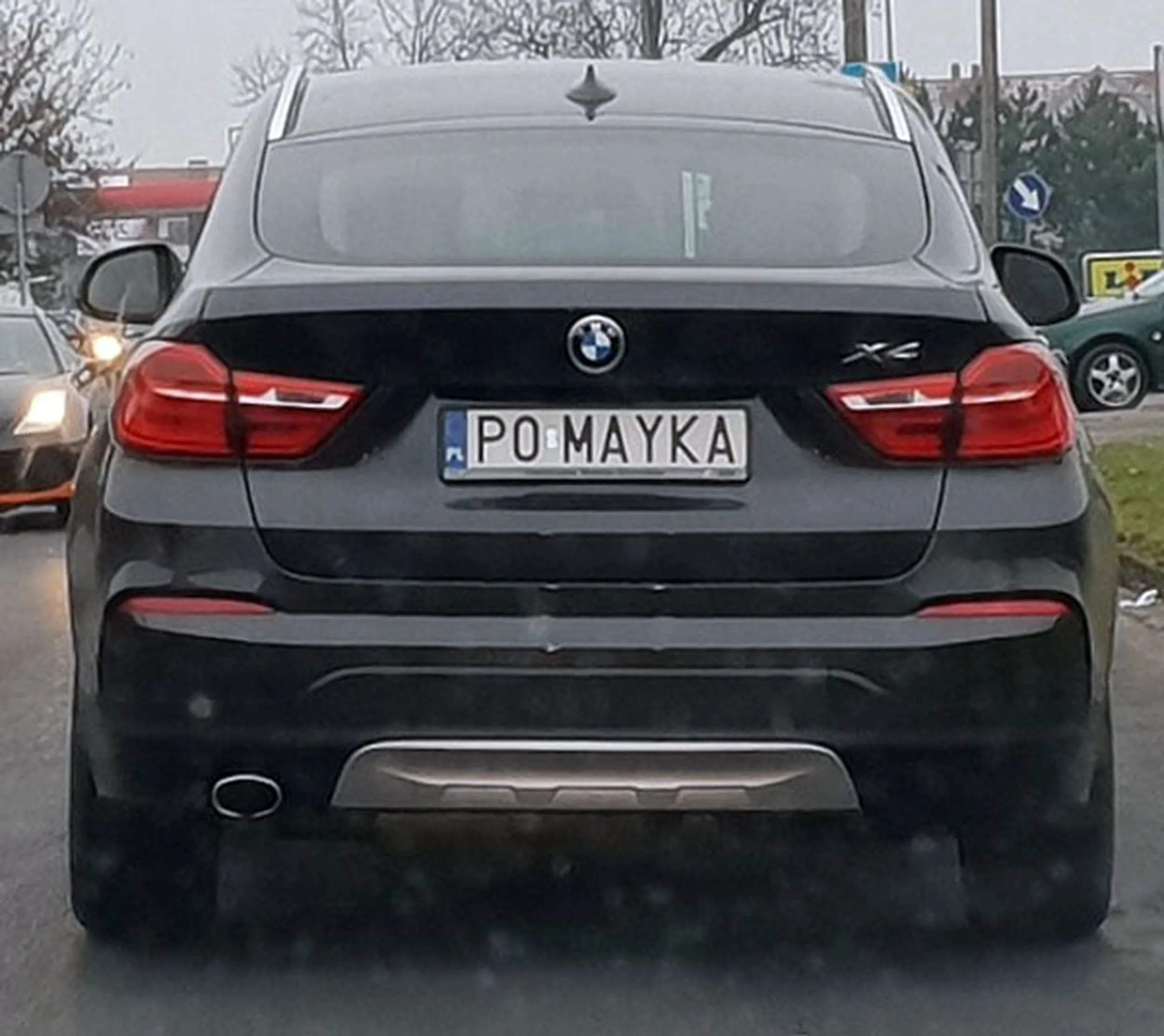 Fajny numer, blacha P0 MAYKA