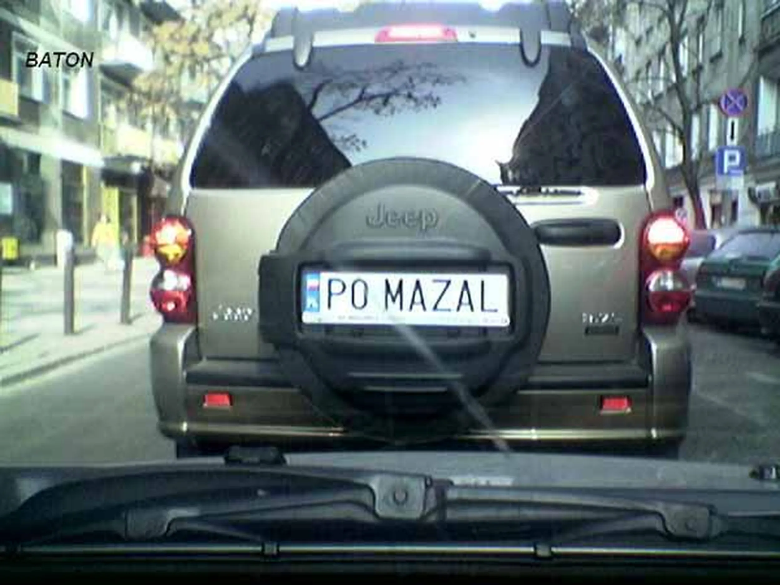 Fajny numer, blacha P0 MAZAL