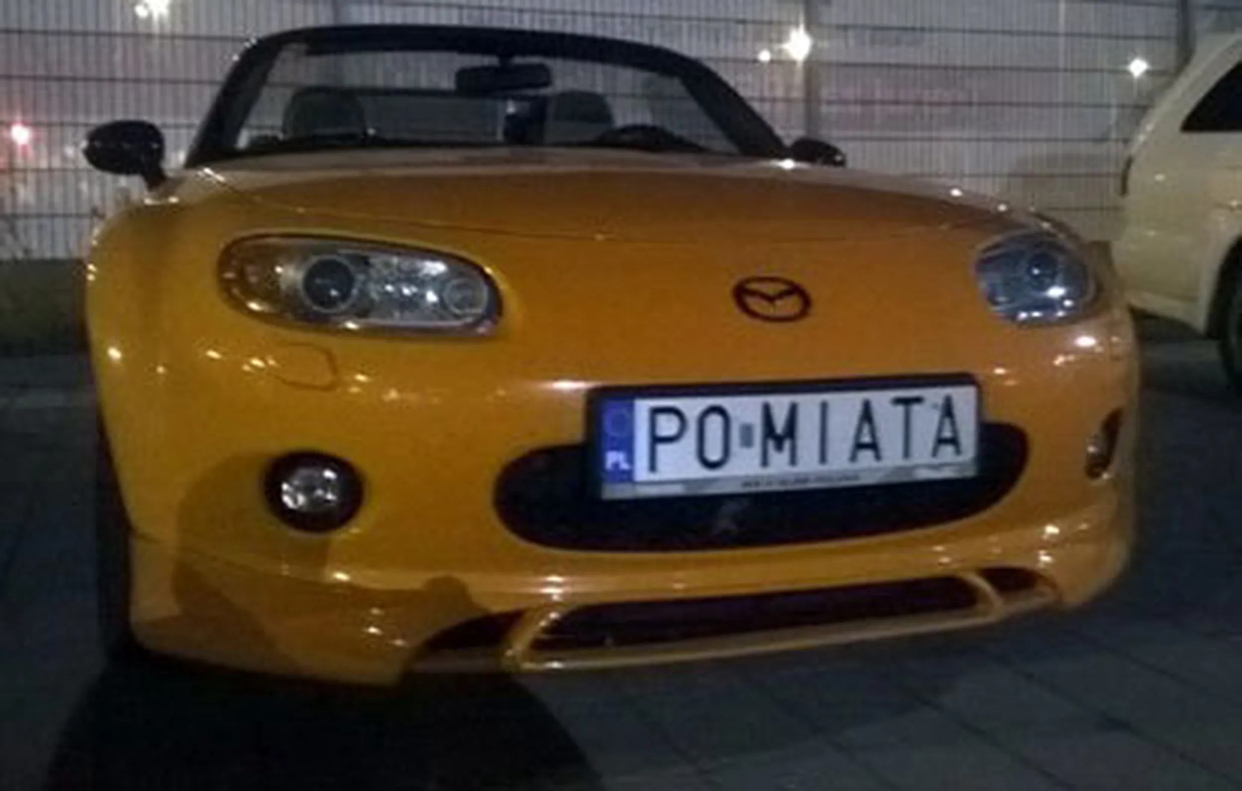 Fajny numer, blacha P0 MIATA