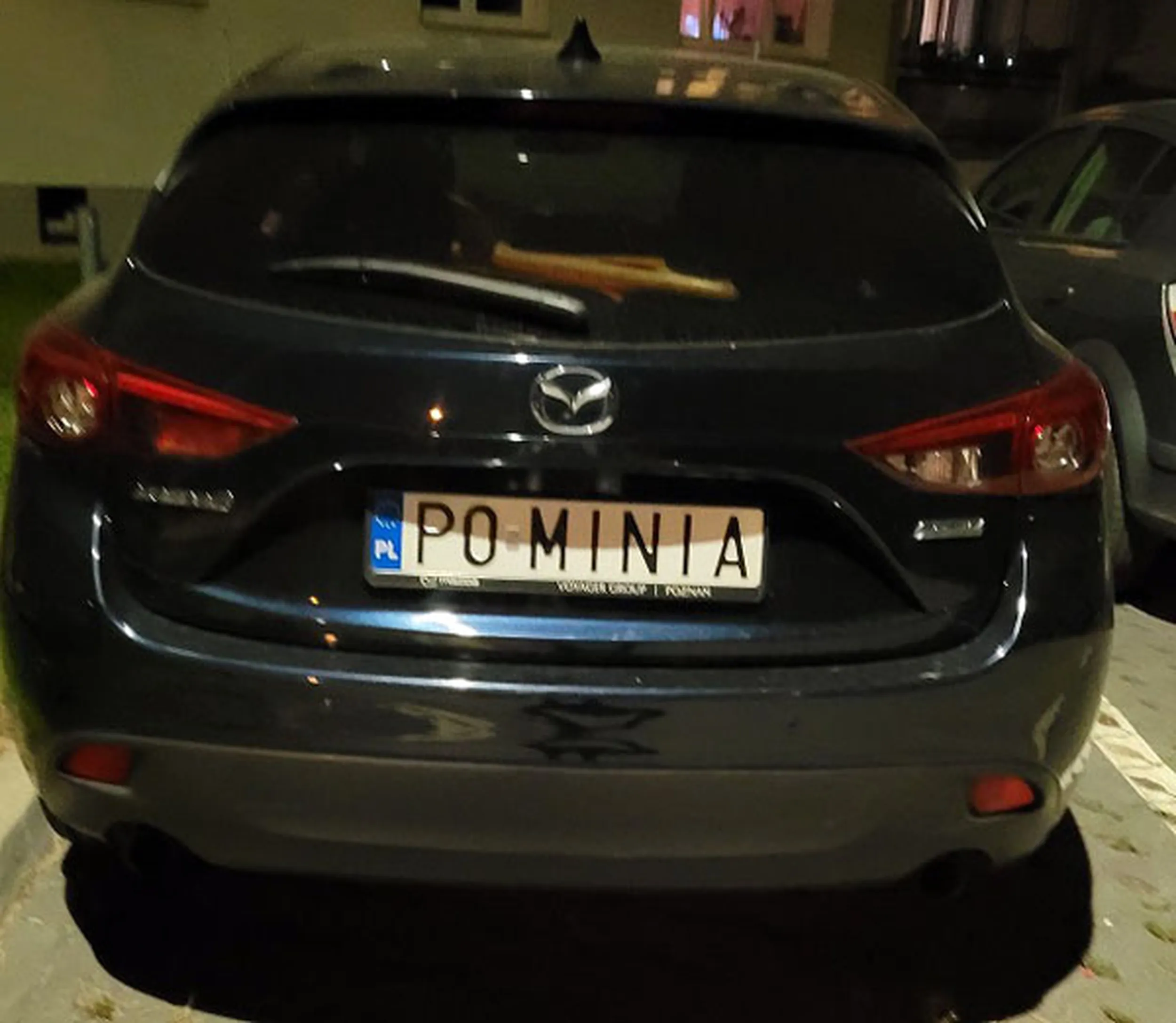 Fajny numer, blacha P0 MINIA