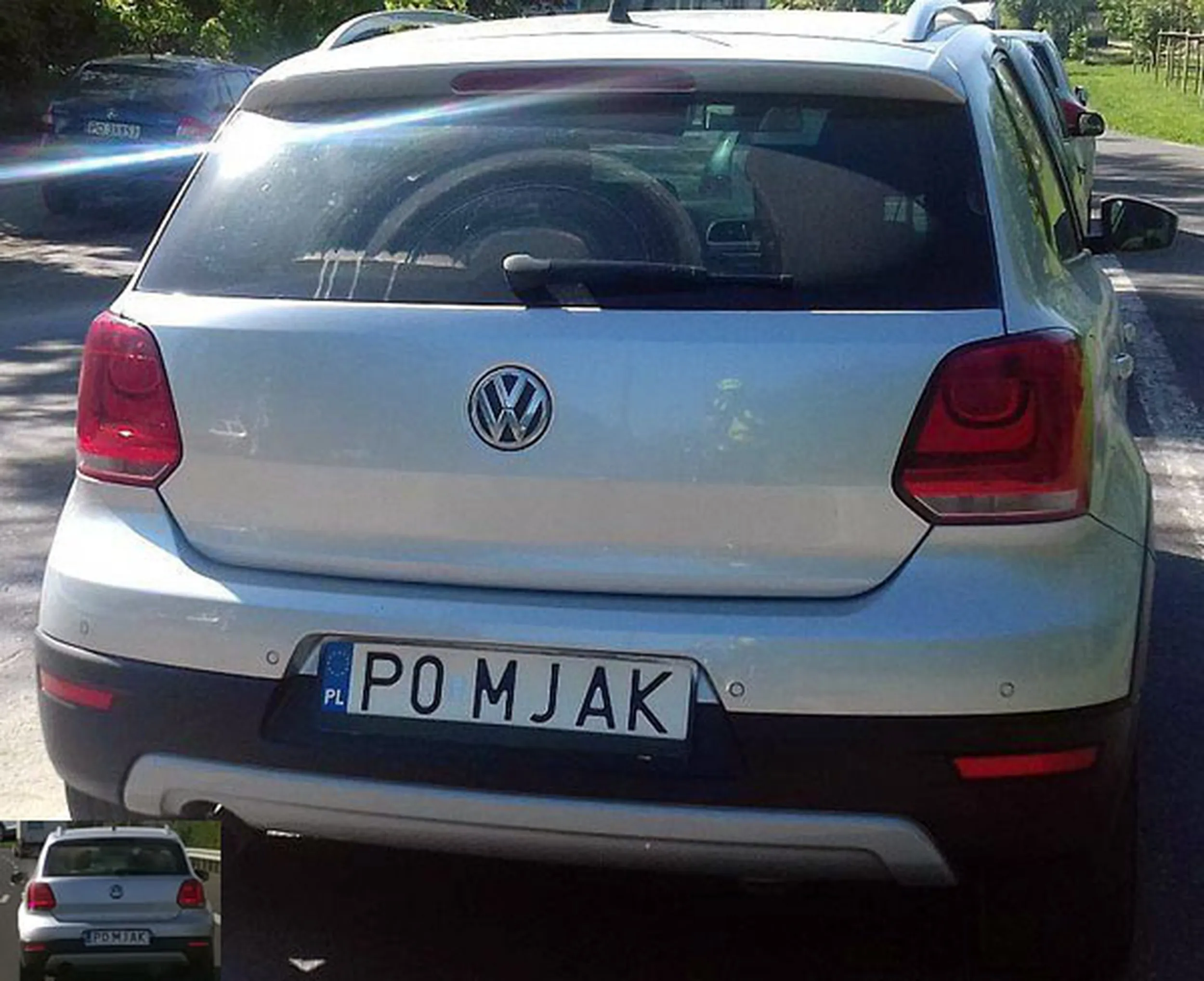 Fajny numer, blacha P0 MJAK