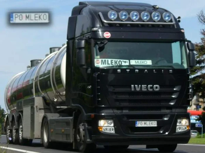 Fajny numer, blacha P0 MLEKO