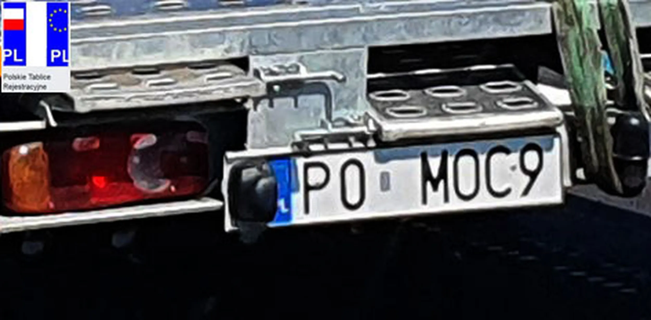 Fajny numer, blacha P0 MOC9