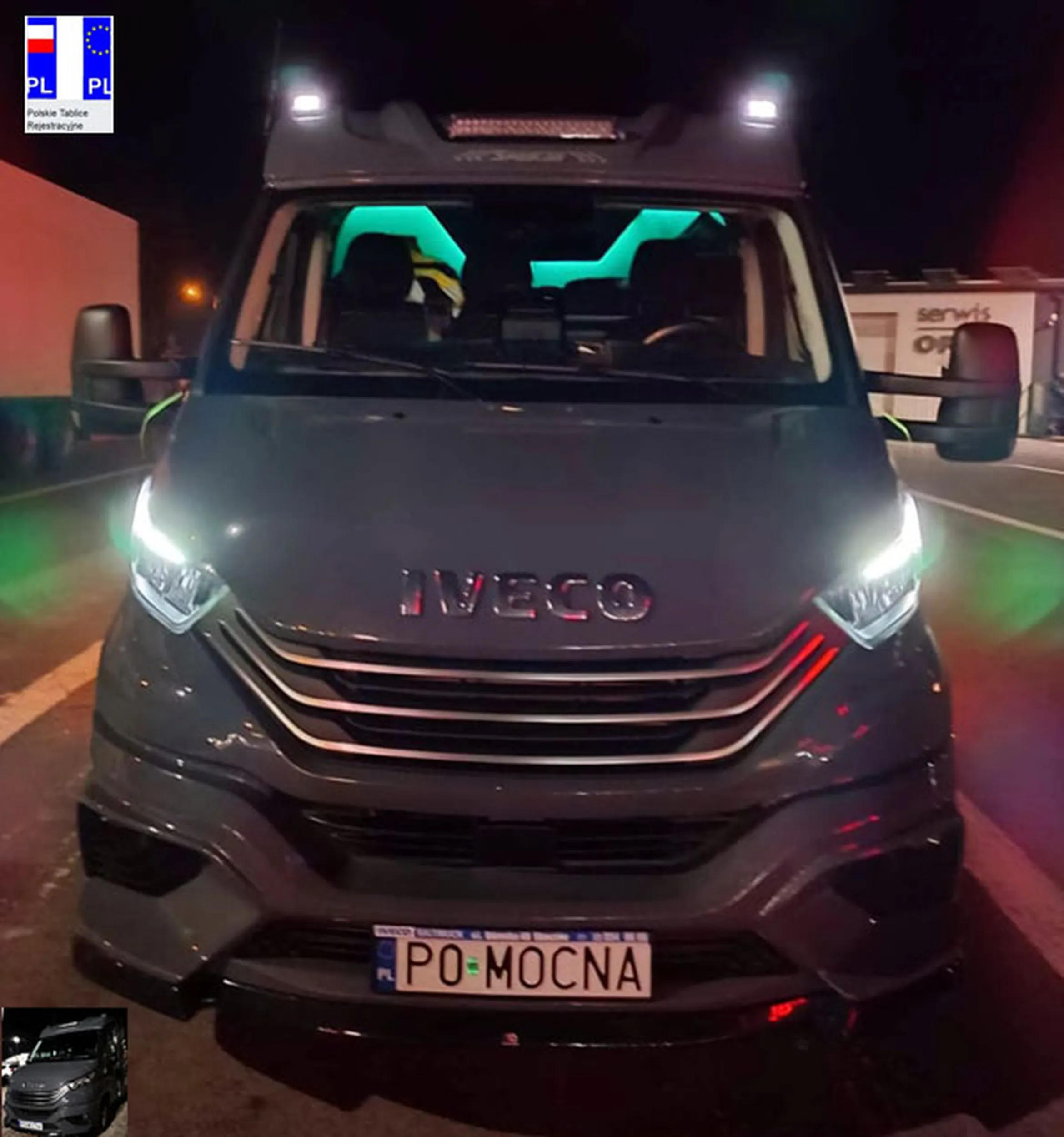 Fajny numer, blacha P0 MOCNA