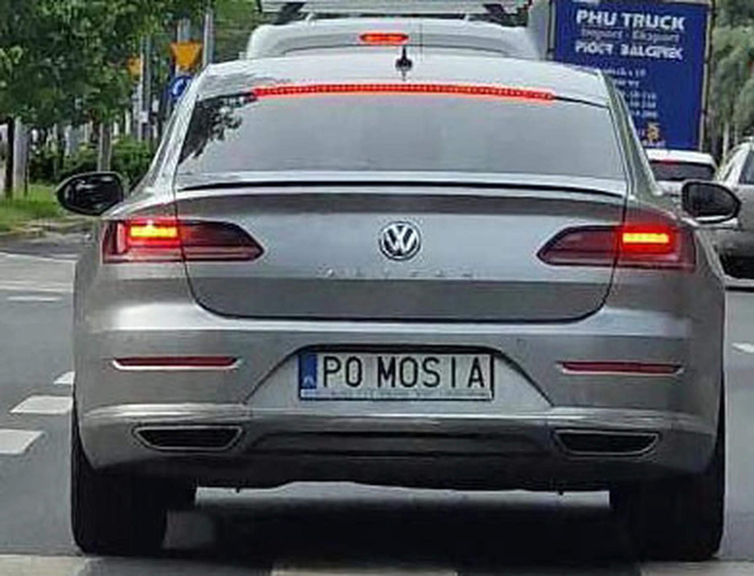 Fajny numer, blacha P0 MOSIA