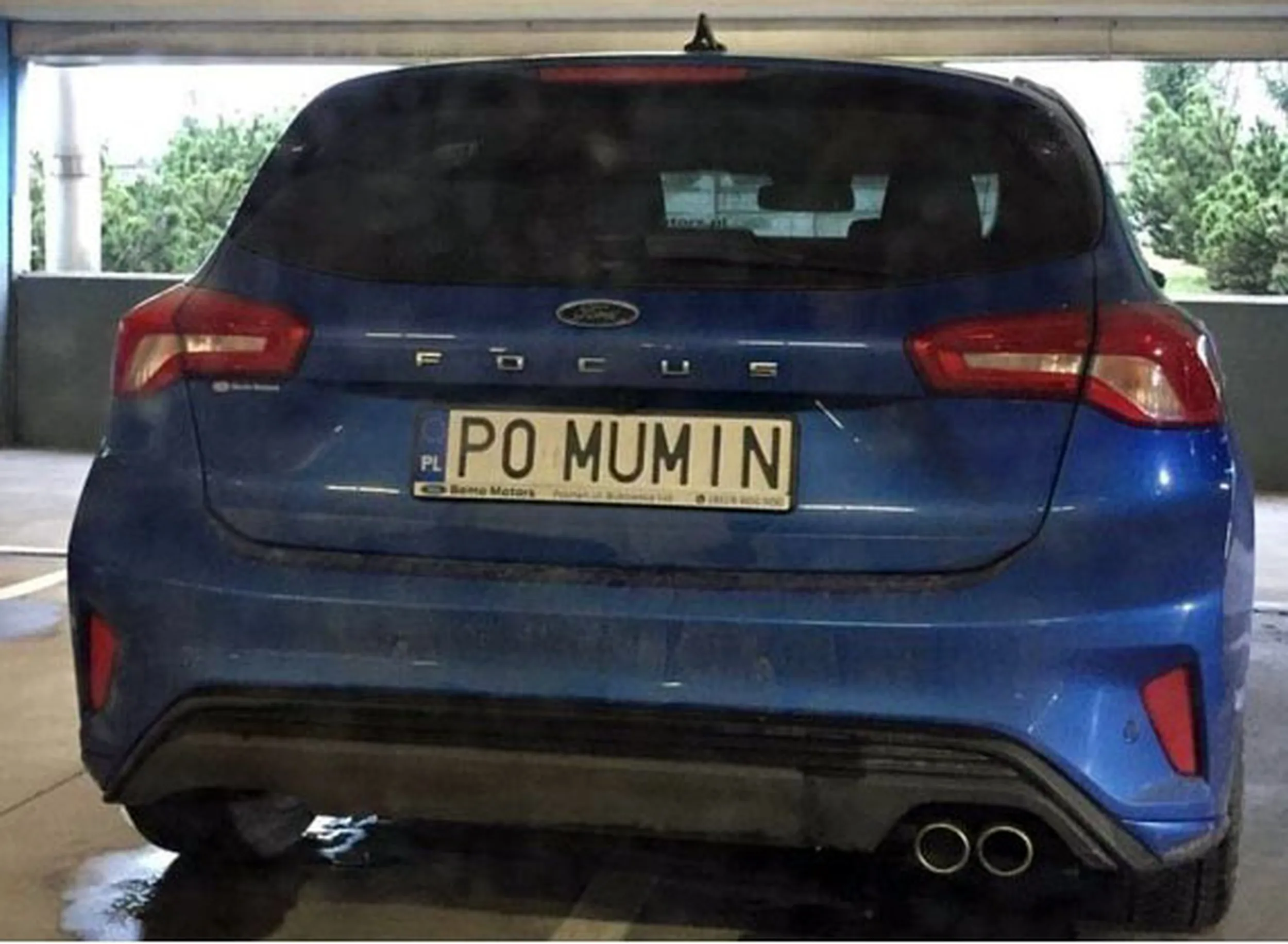 Fajny numer, blacha P0 MUMIN