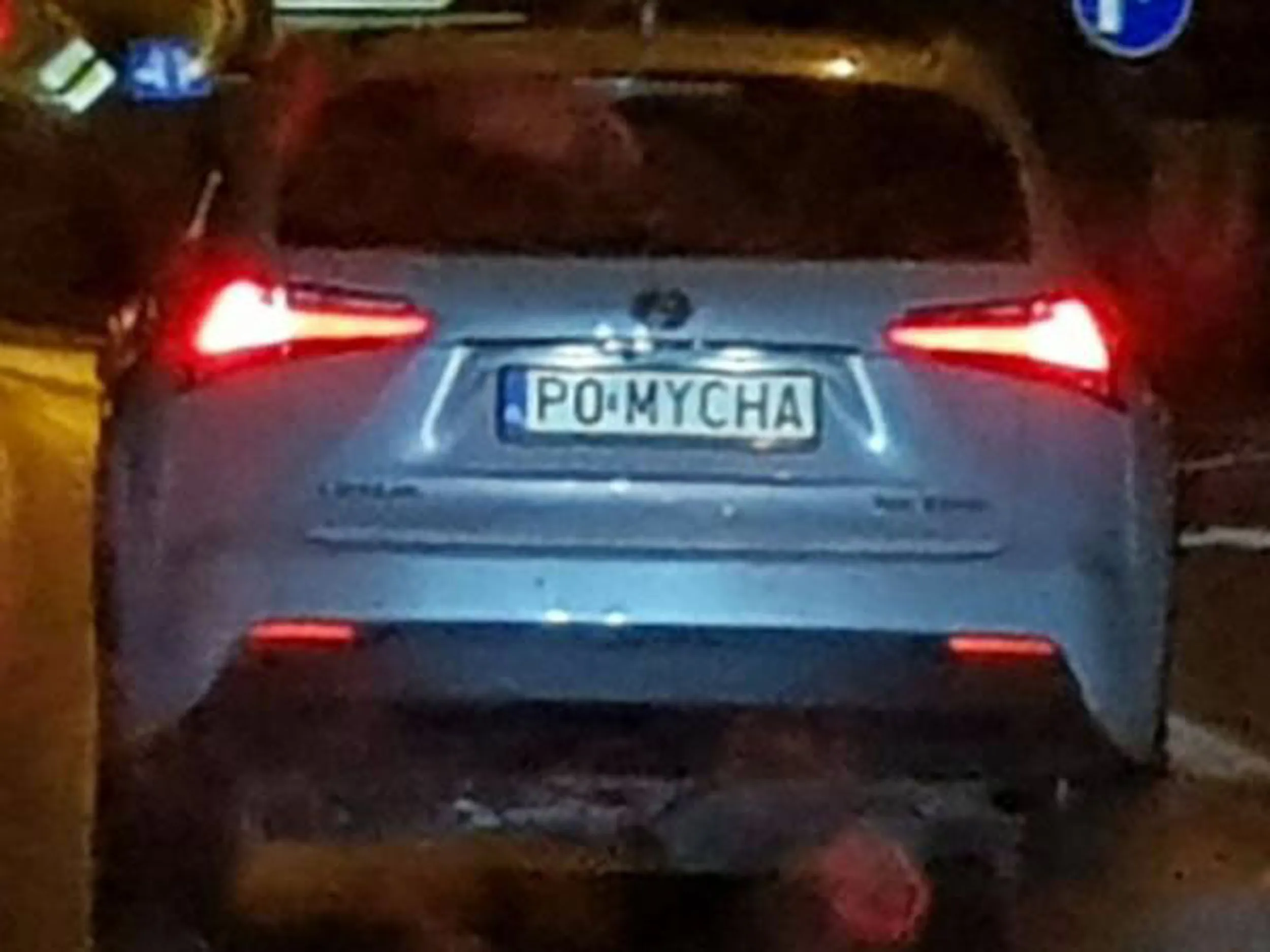 Fajny numer, blacha P0 MYCHA