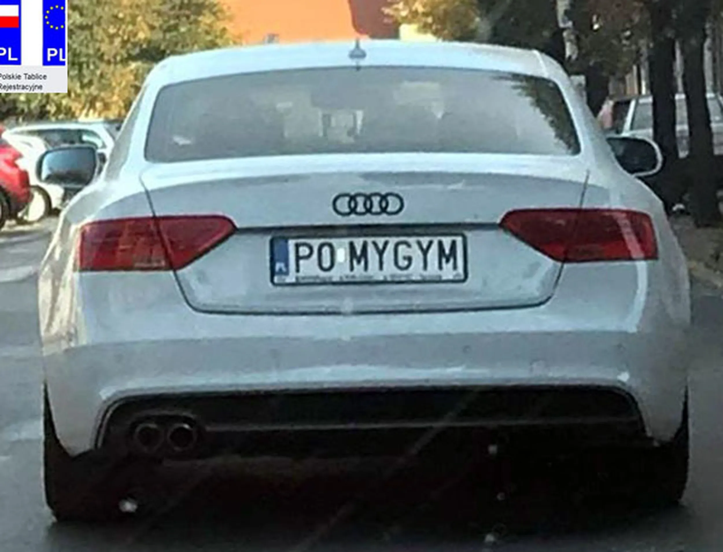 Fajny numer, blacha P0 MYGYM