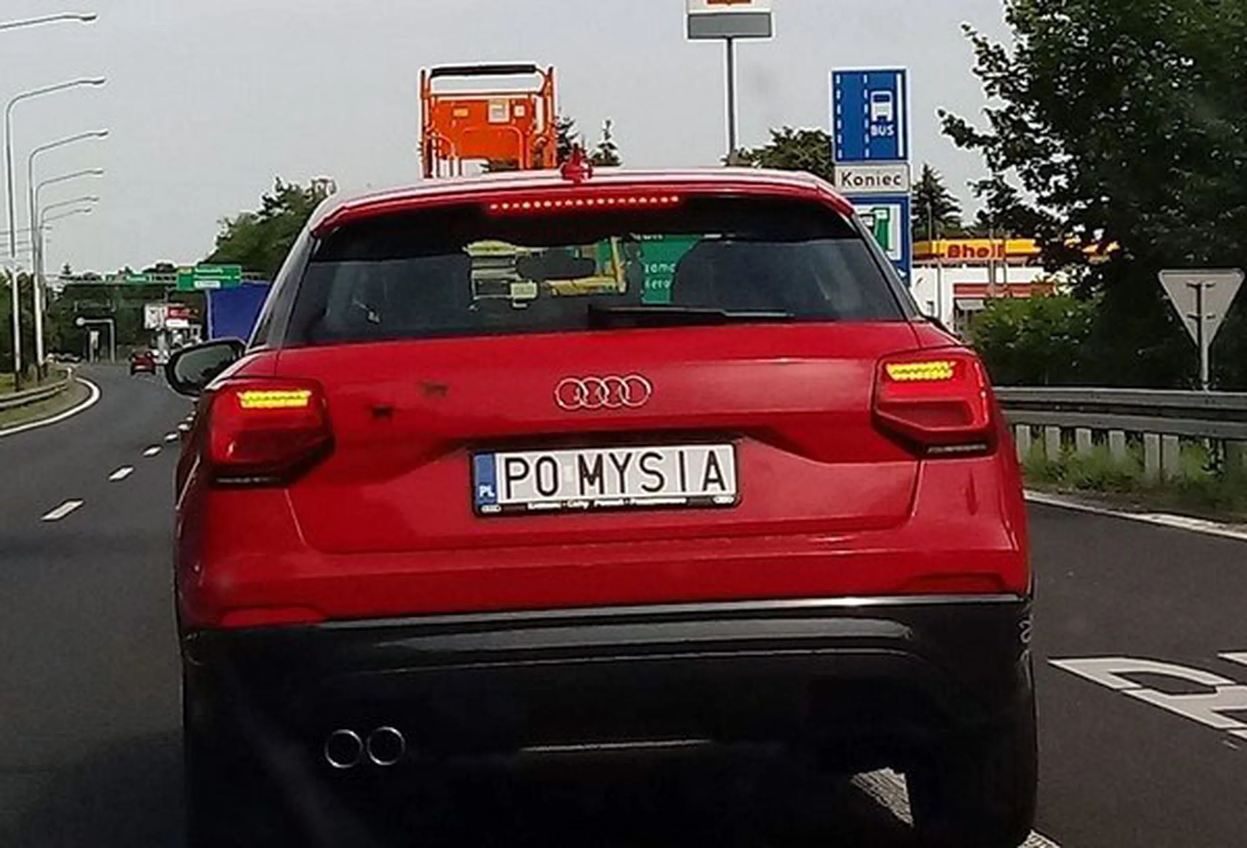 Fajny numer, blacha P0 MYSIA