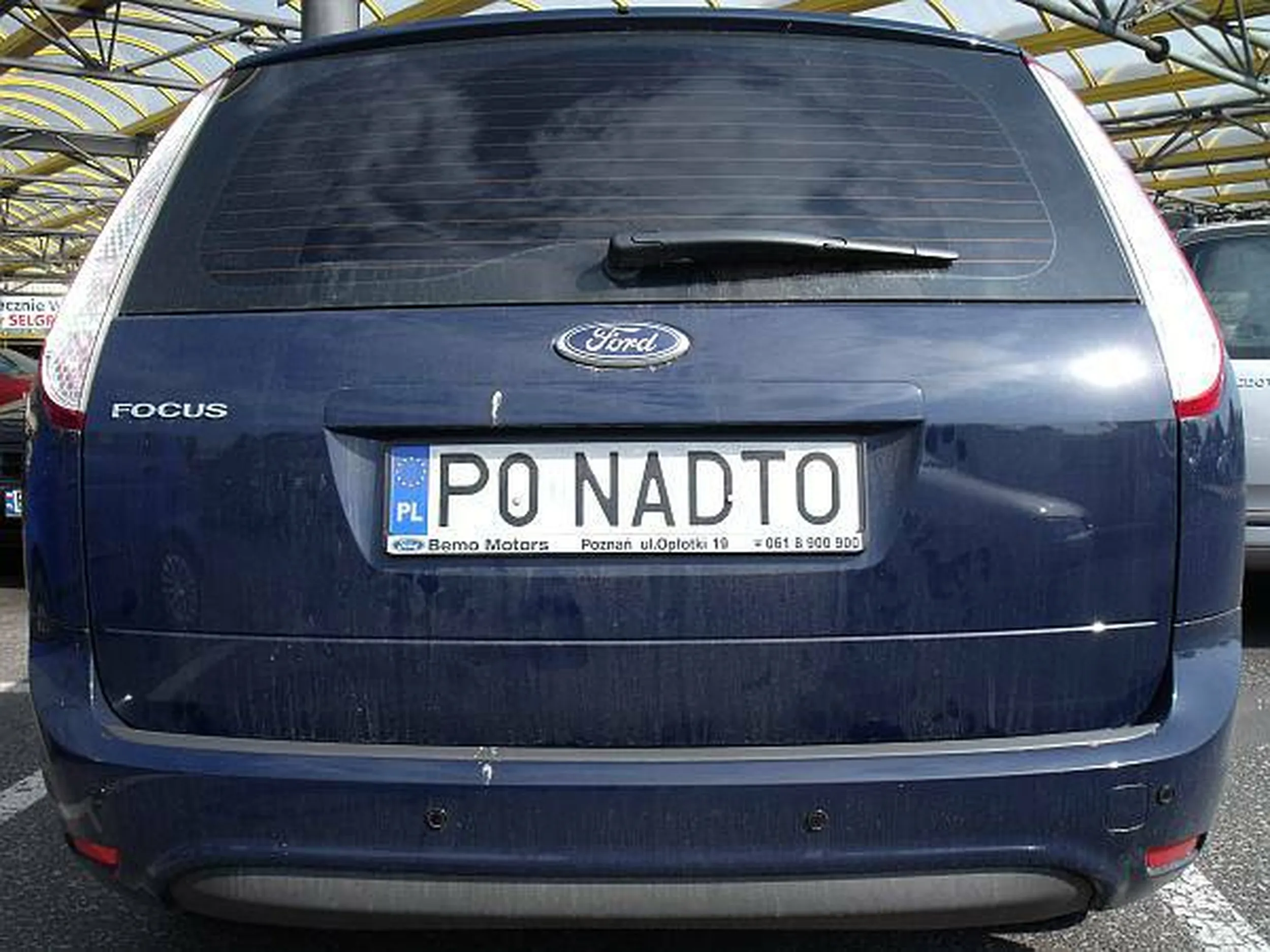 Fajny numer, blacha P0 NADTO