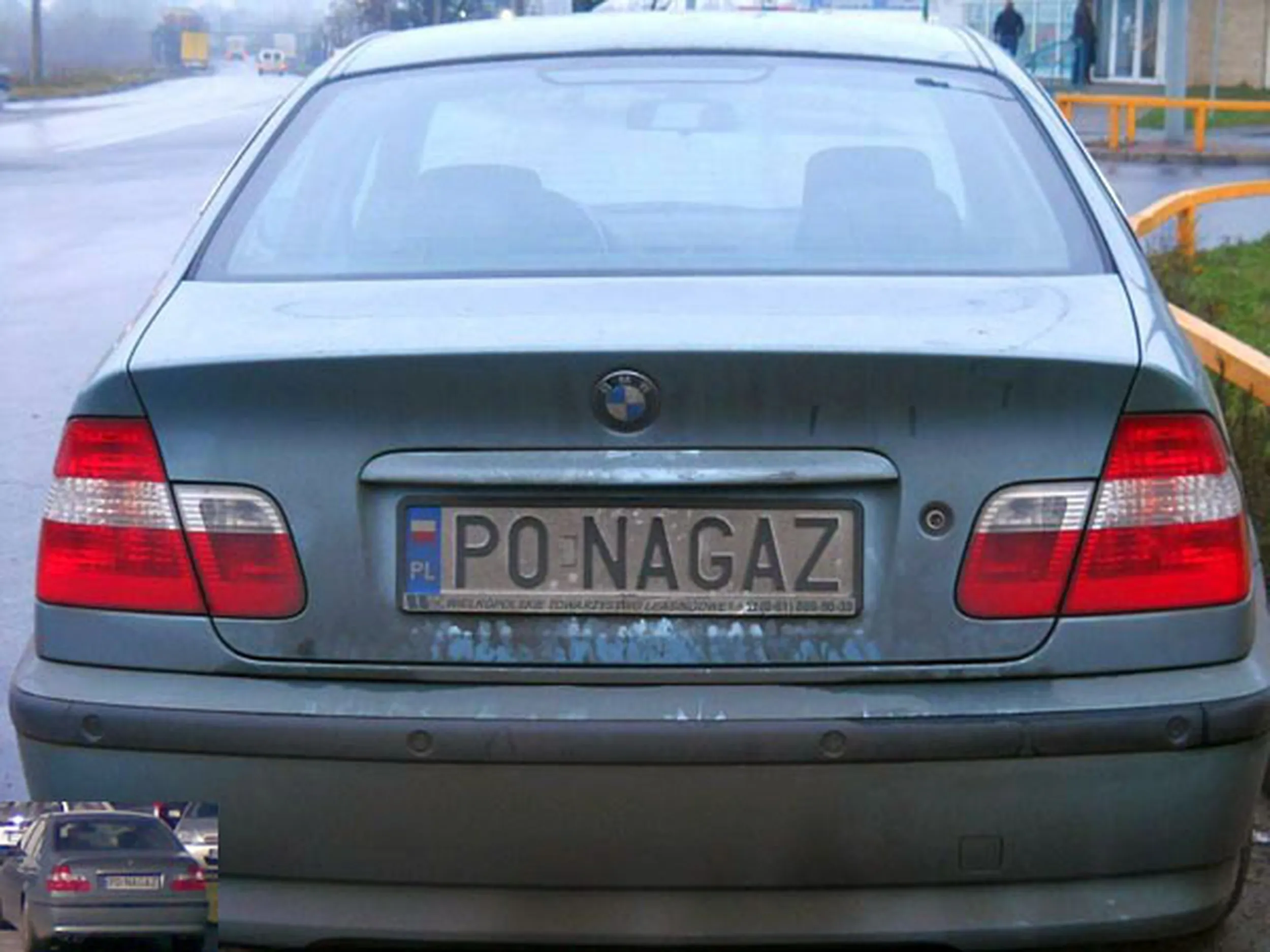 Fajny numer, blacha P0 NAGAZ